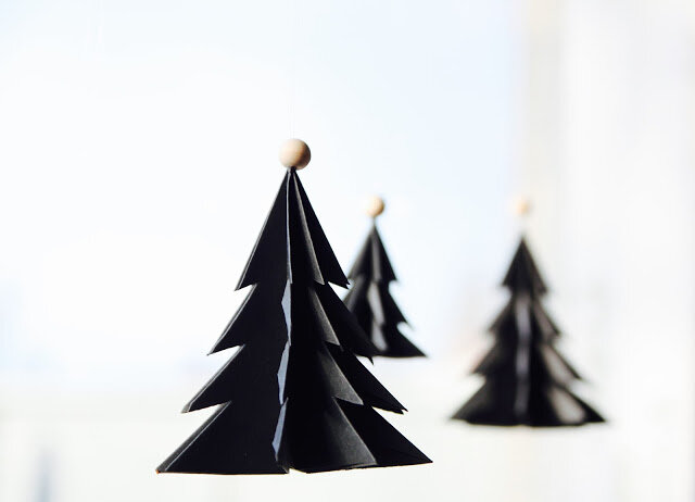 DIY origamikuusi
