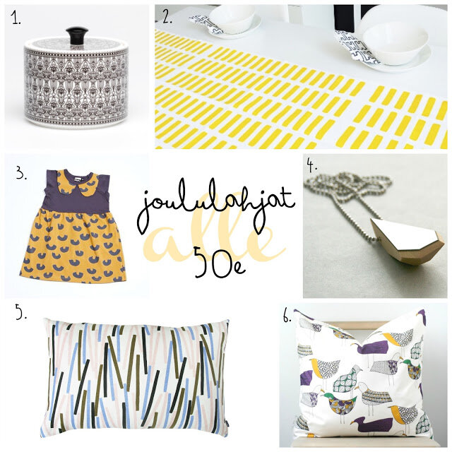 Joululahjavinkit alle 50€