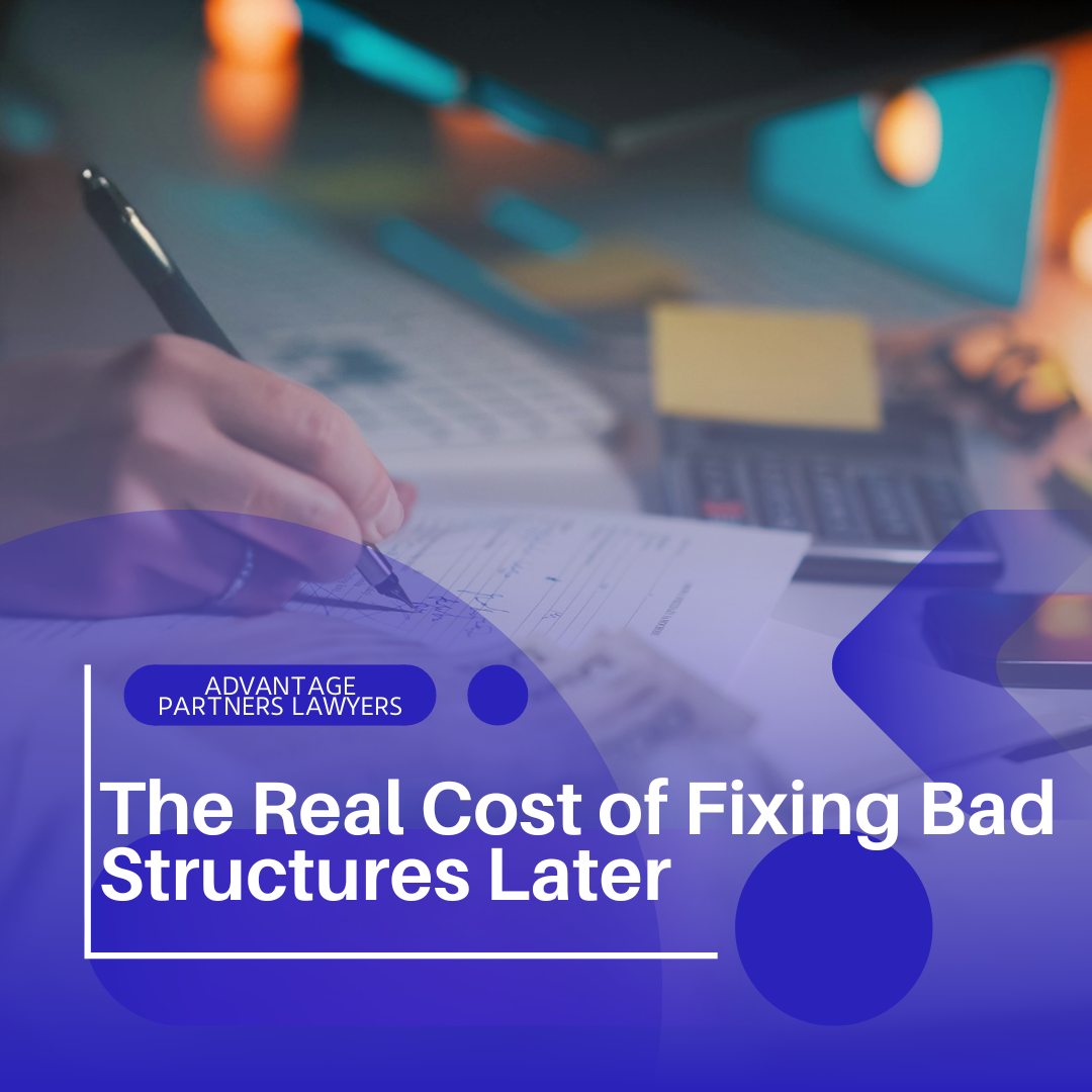 The Real Cost of Fixing Bad Structures Later