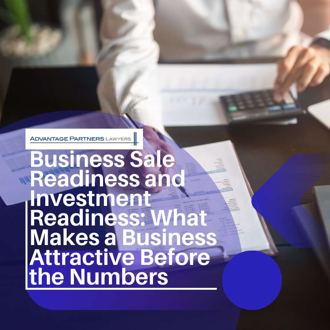 Business Sale Readiness and Investment Readiness: What Makes a Business Attractive Before the Numbers