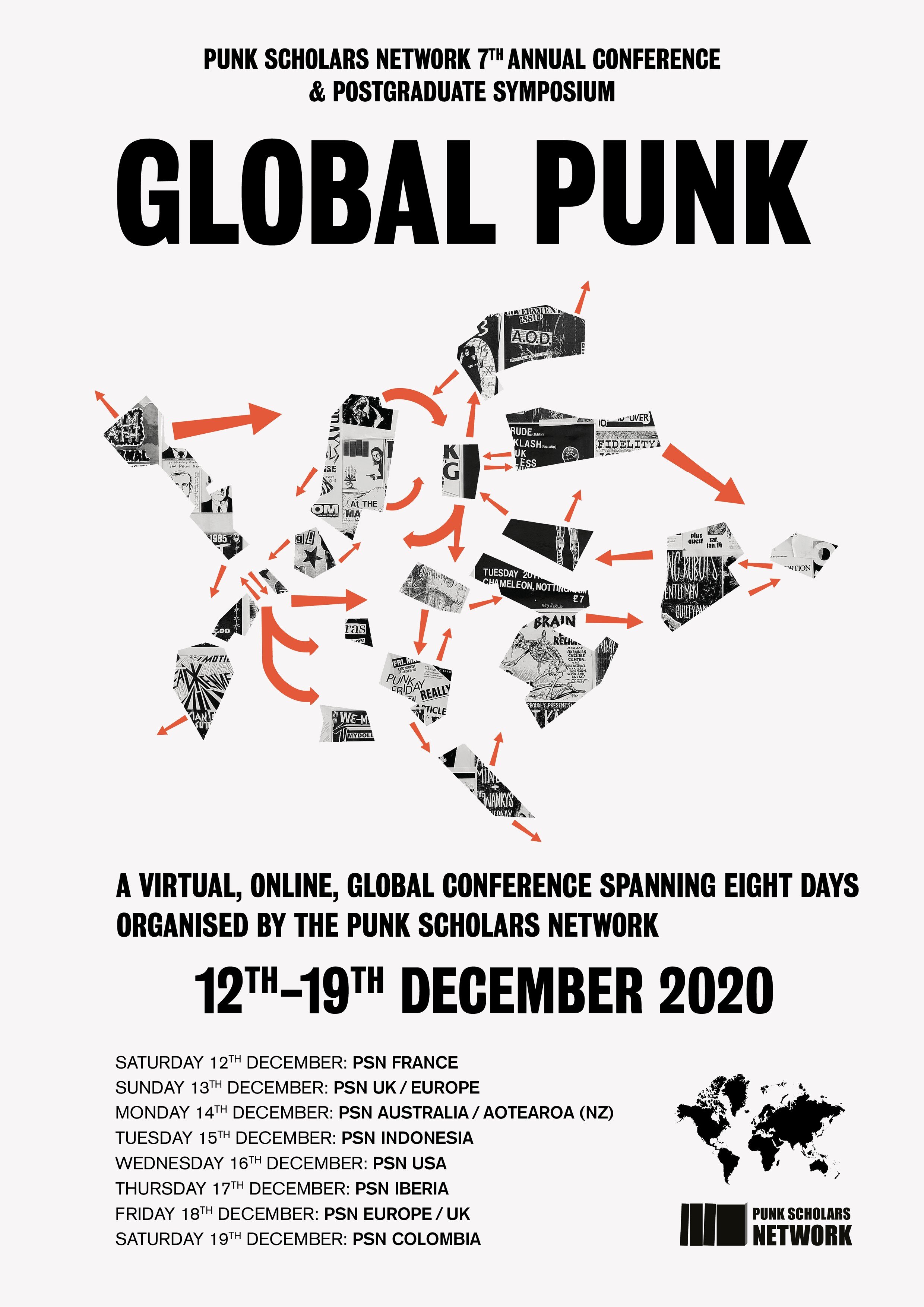 PSN US/Canada Conference Schedule — Punk Scholars Network