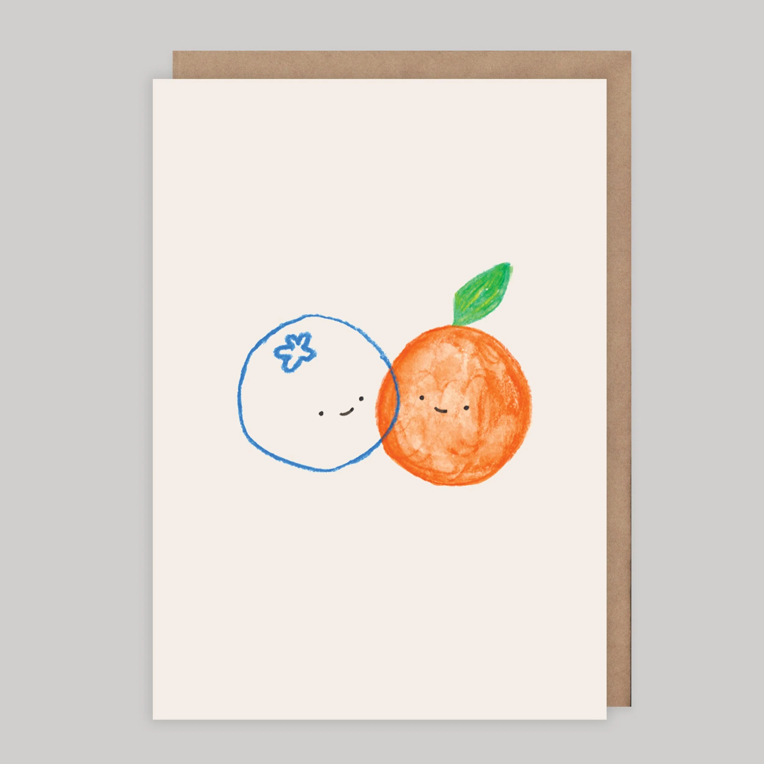 Blueberry & Orange Card