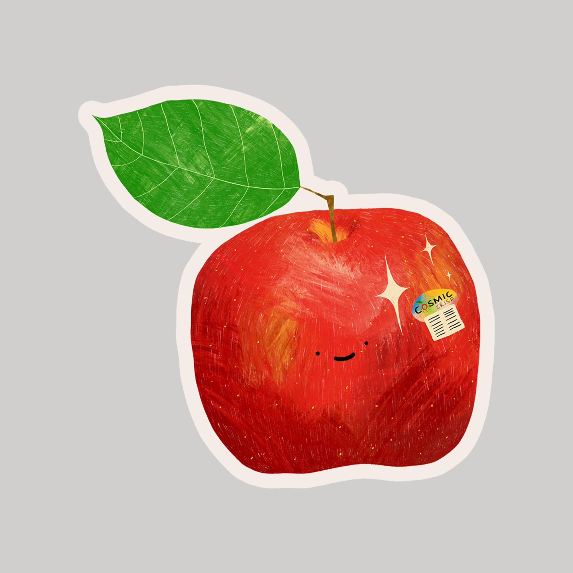Cosmic Crisp Apple Sticker