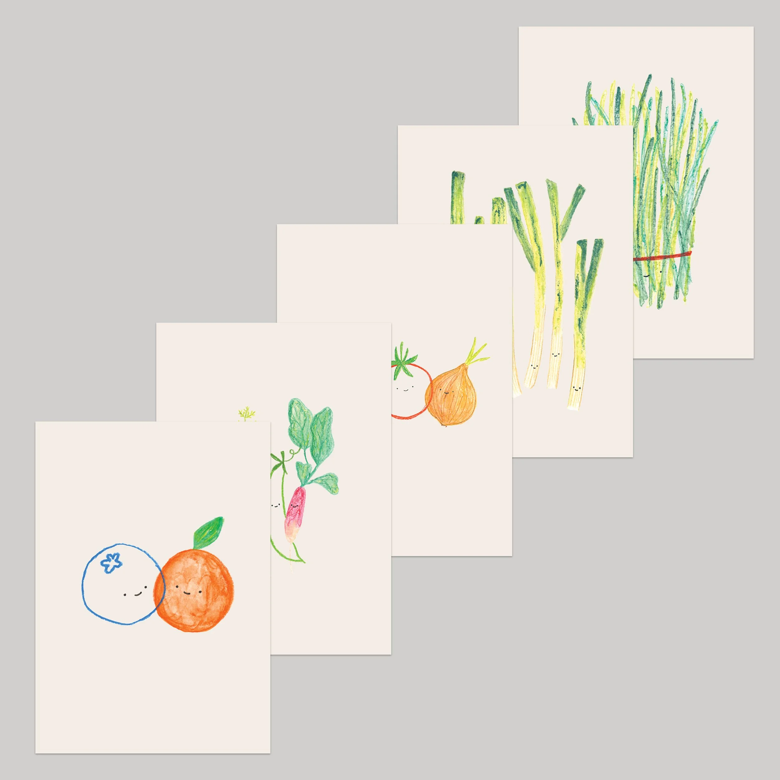 Garden Sketches - Set of 5 Cards