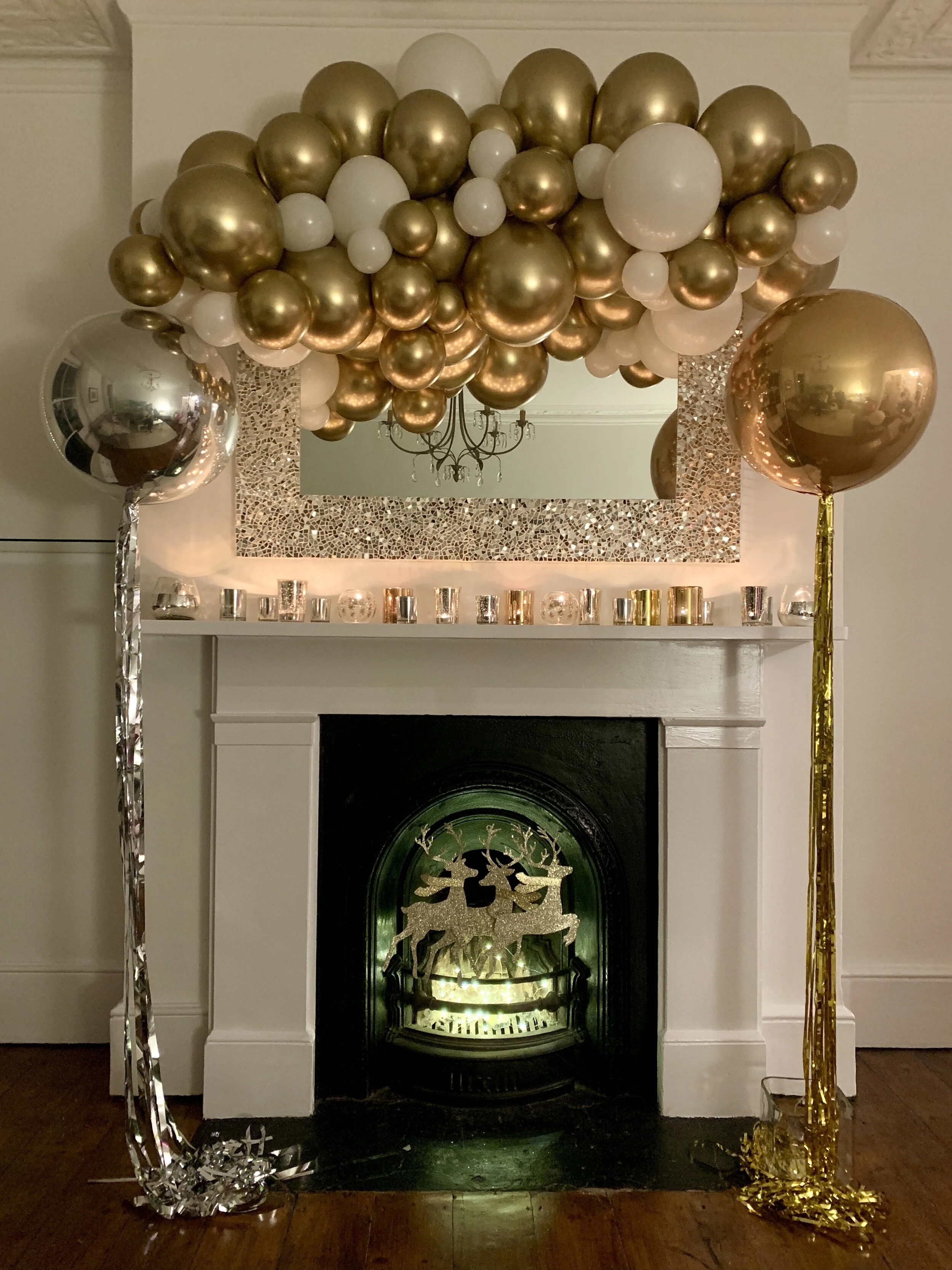 Gold Christmas balloon garland - Shenanigans.jpeg