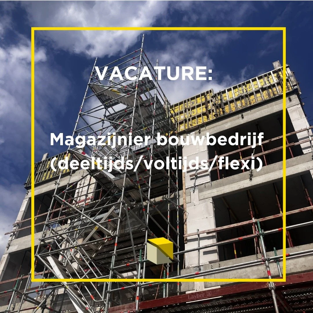 📣Wij zoeken een magazijnheld!

Kan jij het verschil zien tussen chaos en een ordelijk magazijn? Rijd je vlot met een heftruck? En heb je daar bovenop nog kennis van bouwmaterialen? Dan hebben wij misschien d&eacute; job voor jou: Wij zoeken een maga
