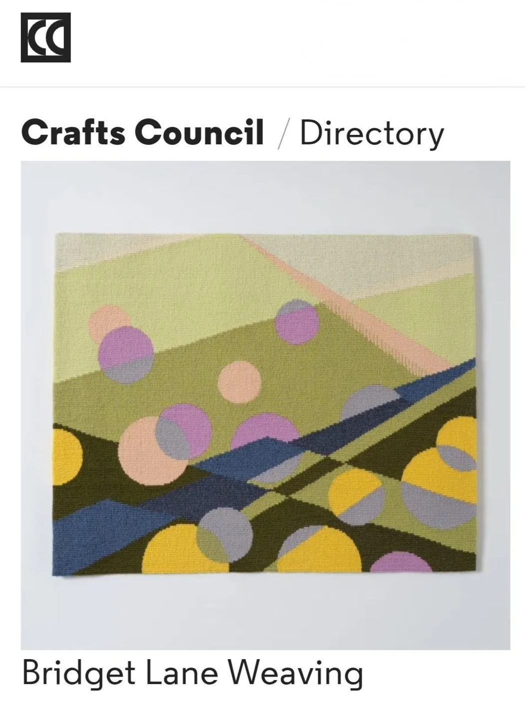 Craft Council Directory Bridget Lane