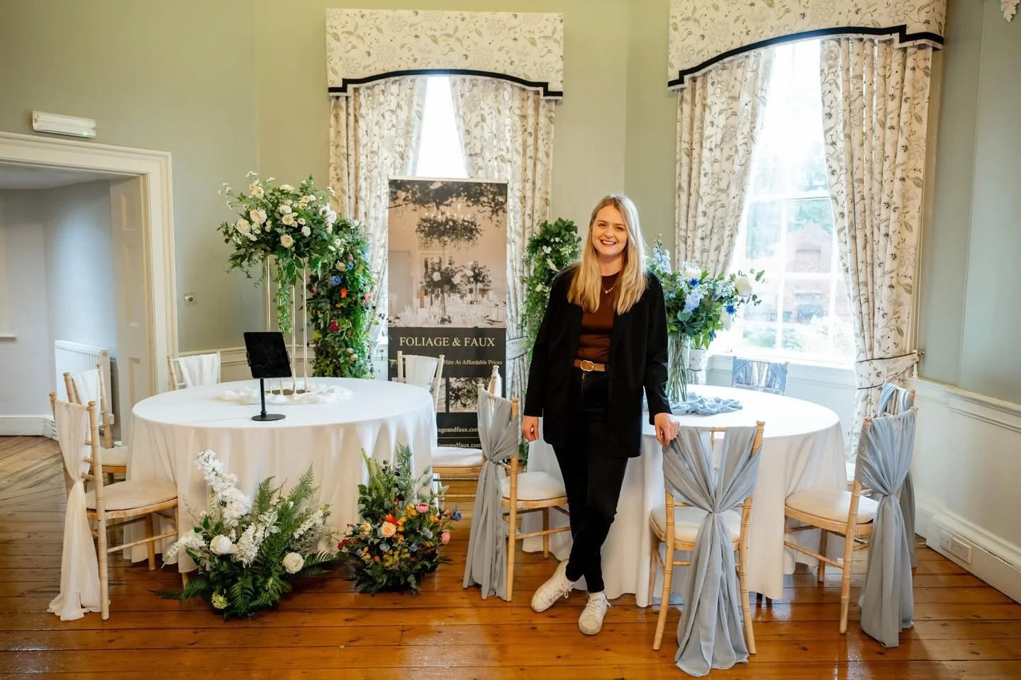 NEW PRODUCT LAUNCH // 

We had the best time meeting all you lovely couples at @norwoodparkestate at Sunday and chatting about all your wedding plans! 

We also very excitingly launched our new products: CHAIR DRAPES and TABLE RUNNERS! You&rsquo;ll f