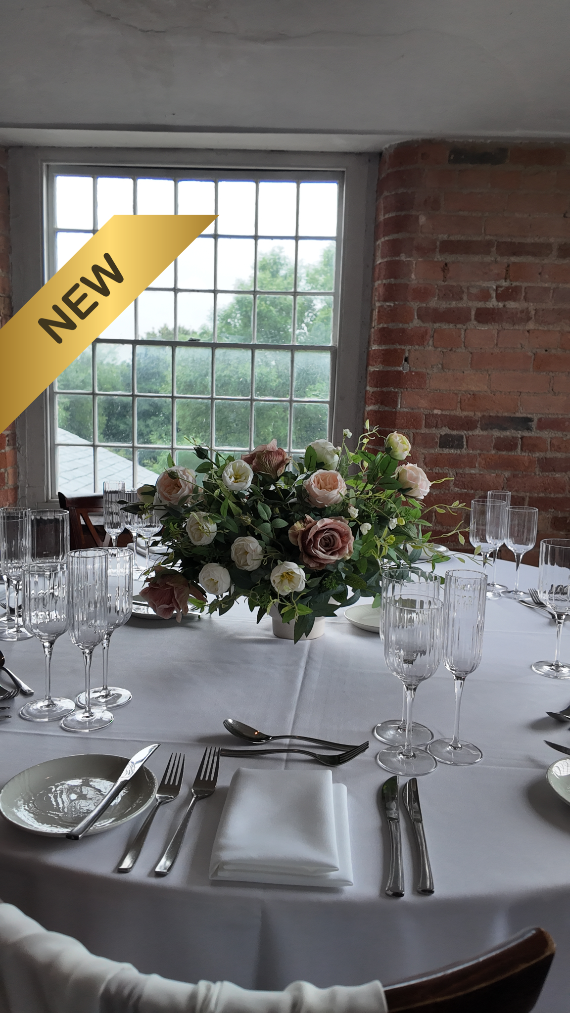 Low Floral Bowl Centrepieces