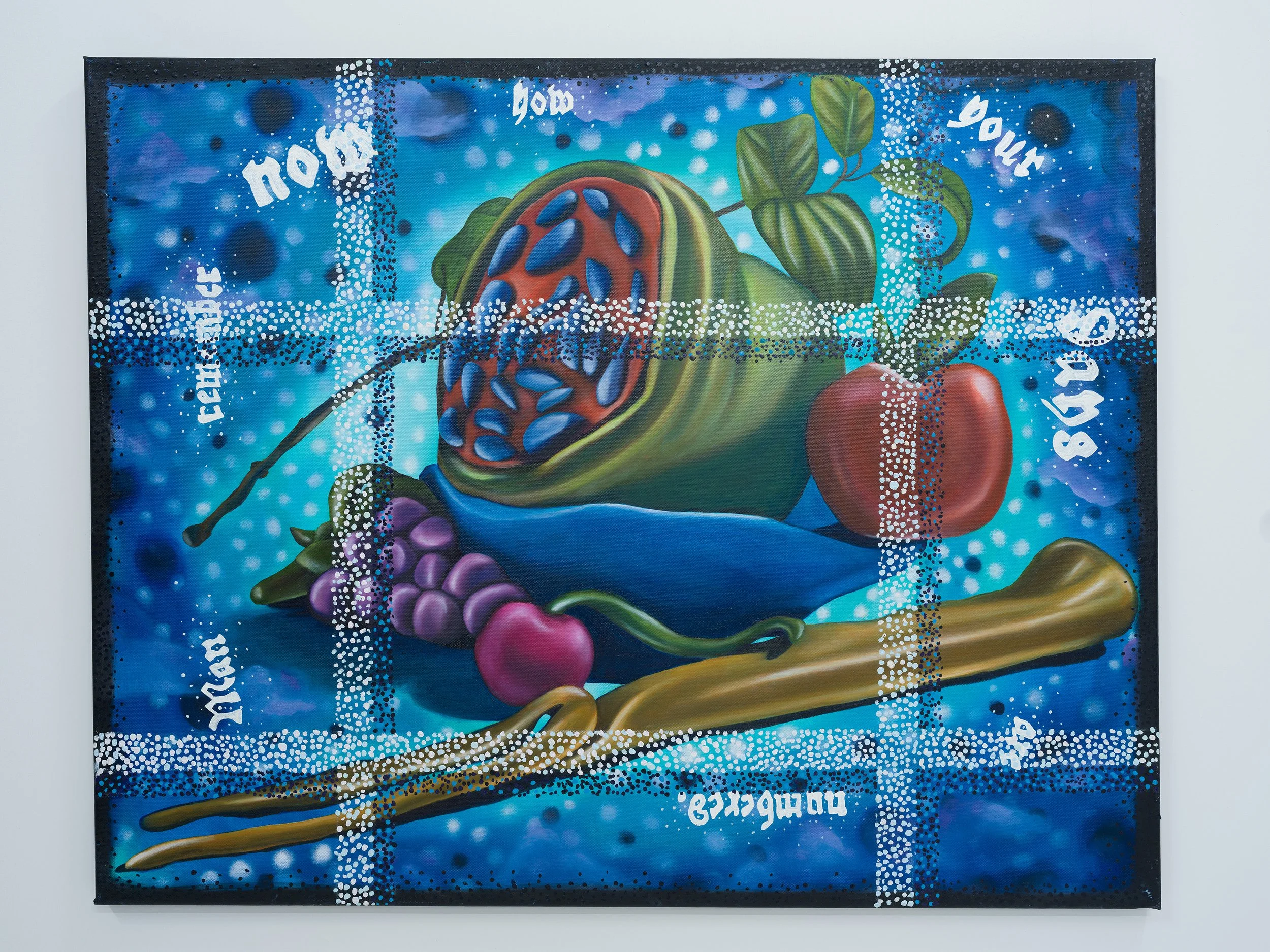 E𝙭 𝘾𝙪𝙧𝙘𝙪𝙧𝙗𝙞𝙩𝙖 (𝙁𝙧𝙪𝙞𝙩 𝘿𝙧𝙚𝙖𝙢), 2024, Oil on Linen, 73x91cm