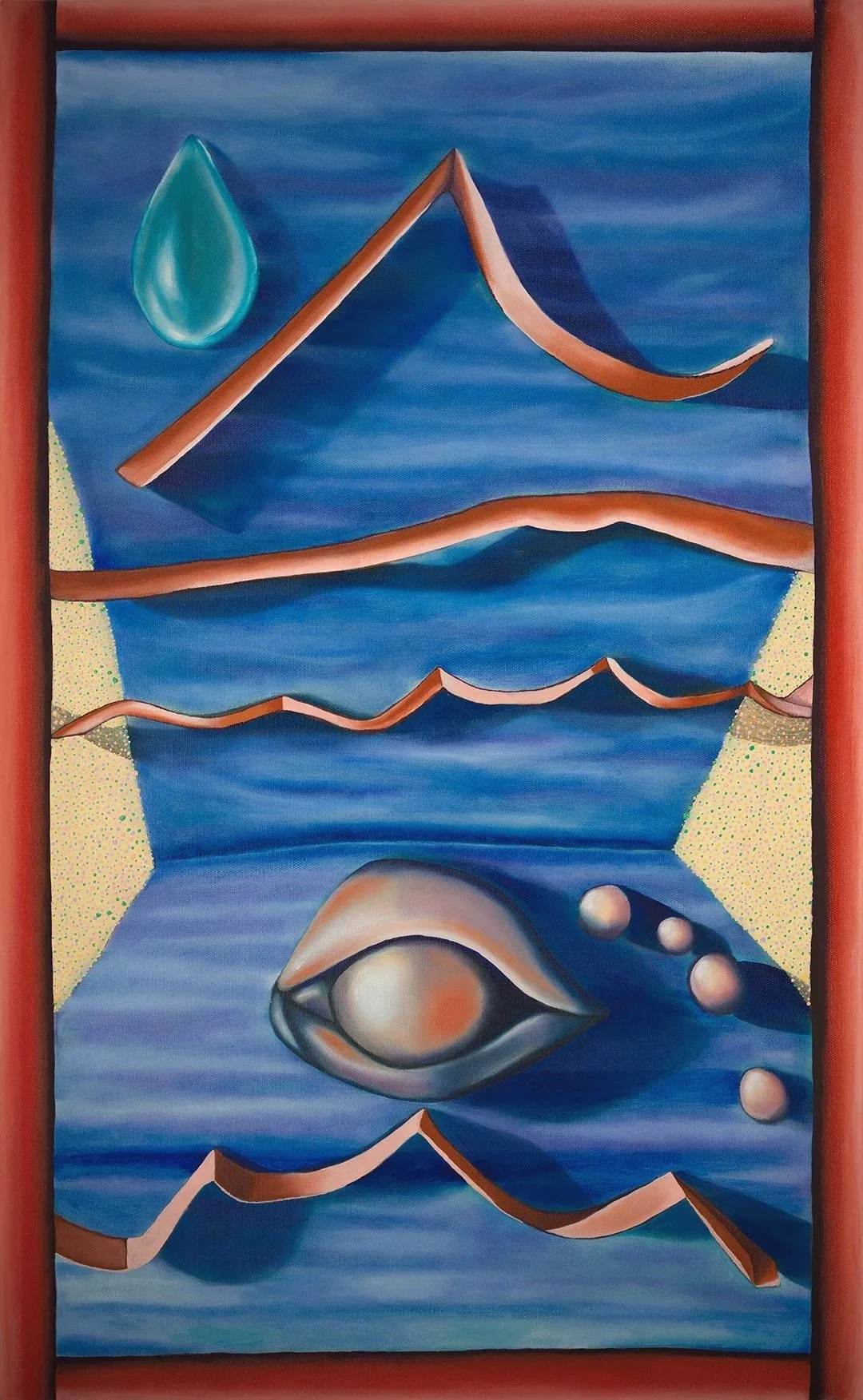 𝙎𝙟ö𝙗𝙤𝙩𝙩𝙚𝙣 (𝙇𝙖𝙠𝙚𝙗𝙚𝙙), 2026, Oil on Linen, 84cm × 52cm