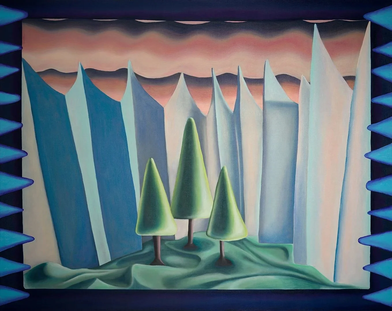 𝙀𝙣 𝘼𝙣𝙞𝙣𝙜 (𝘼 𝙝𝙞𝙣𝙩), 2026. Oil on Linen. 100cm × 124cm 