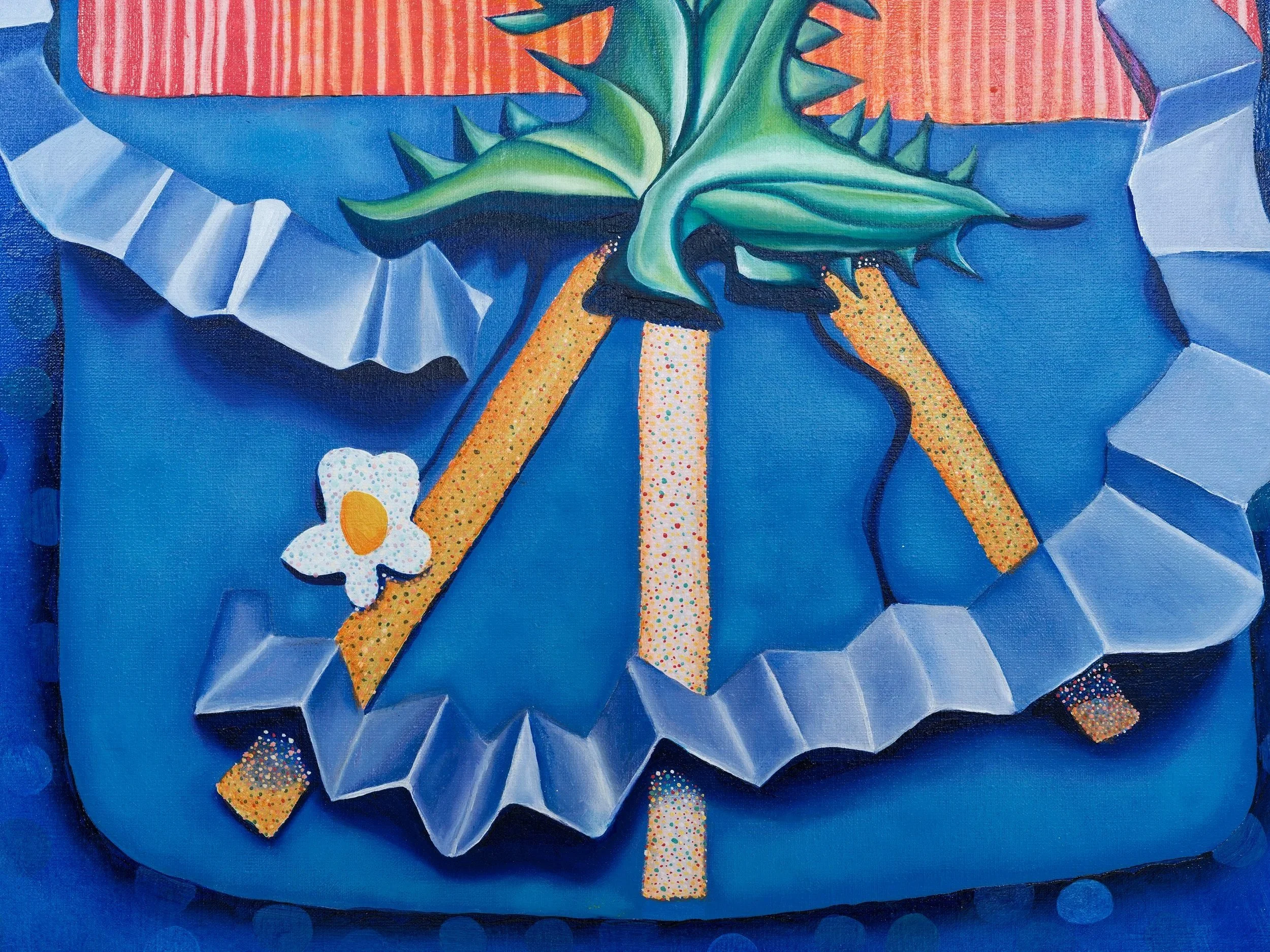 𝙎𝙖𝙛𝙚𝙠𝙚𝙚𝙥𝙞𝙣𝙜, 2026. Oil on Linen, 73 × 60cm