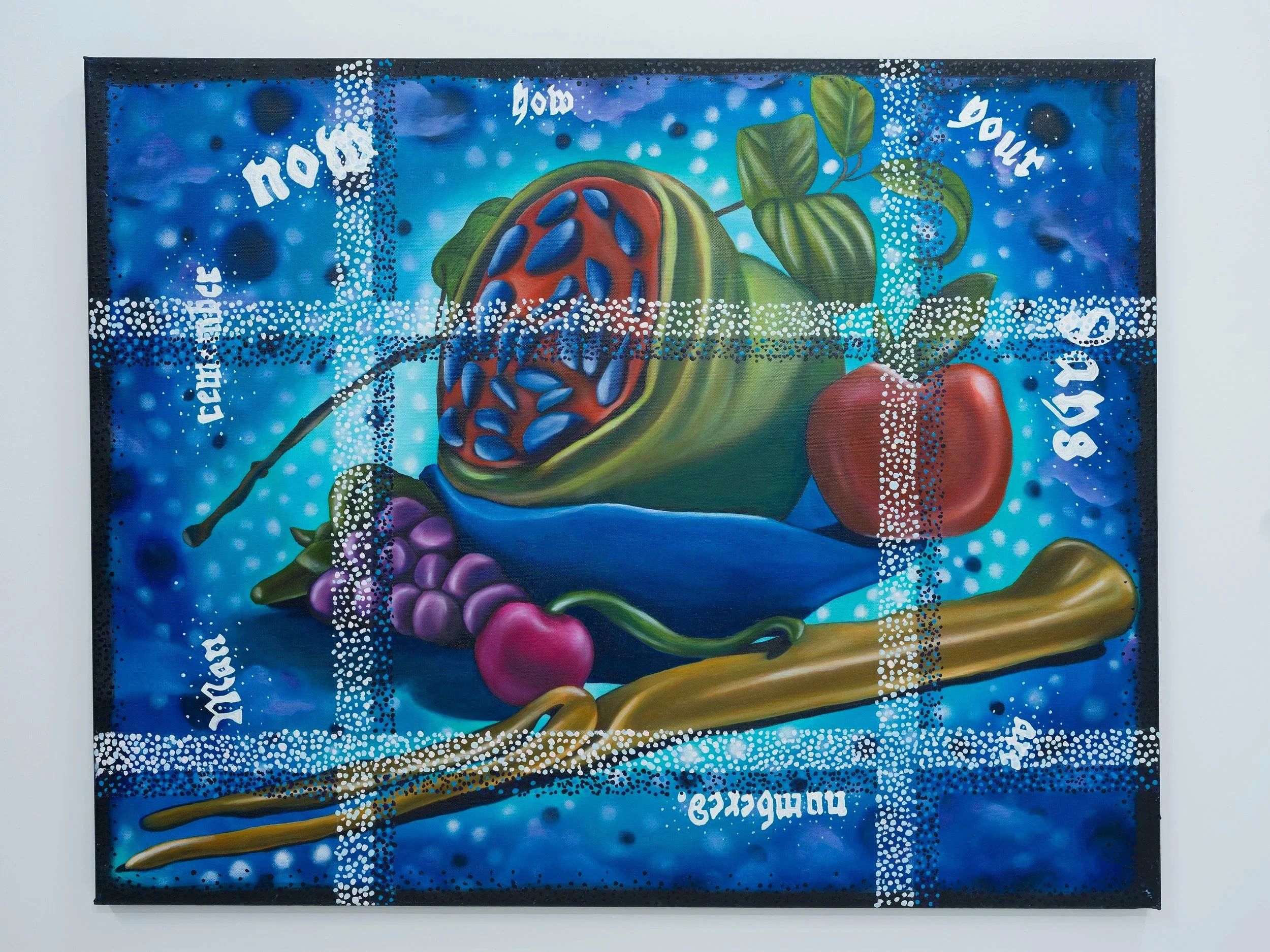 E𝙭 𝘾𝙪𝙧𝙘𝙪𝙧𝙗𝙞𝙩𝙖 (𝙁𝙧𝙪𝙞𝙩 𝘿𝙧𝙚𝙖𝙢), 2024, Oil on Linen, 73x91cm