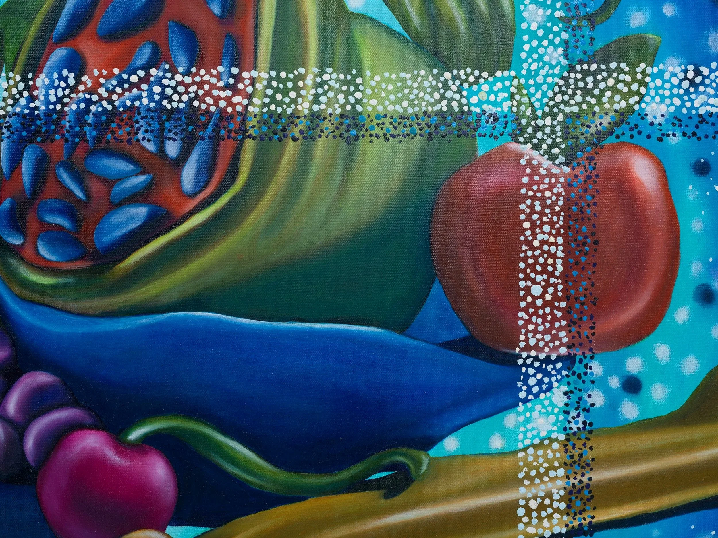 E𝙭 𝘾𝙪𝙧𝙘𝙪𝙧𝙗𝙞𝙩𝙖 (𝙁𝙧𝙪𝙞𝙩 𝘿𝙧𝙚𝙖𝙢), 2024, Oil on Linen, 73x91cm