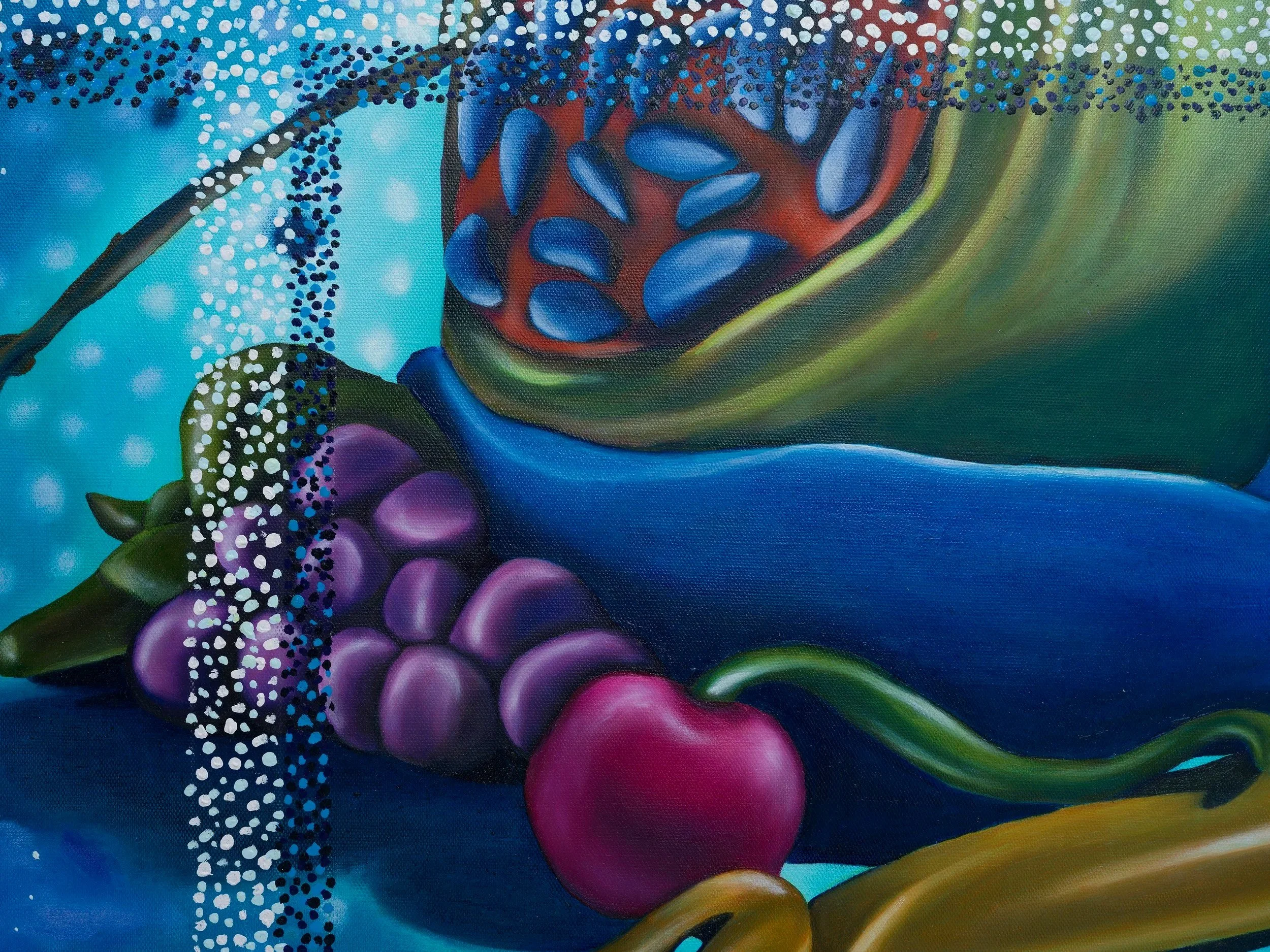 E𝙭 𝘾𝙪𝙧𝙘𝙪𝙧𝙗𝙞𝙩𝙖 (𝙁𝙧𝙪𝙞𝙩 𝘿𝙧𝙚𝙖𝙢), 2024, Oil on Linen, 73x91cm
