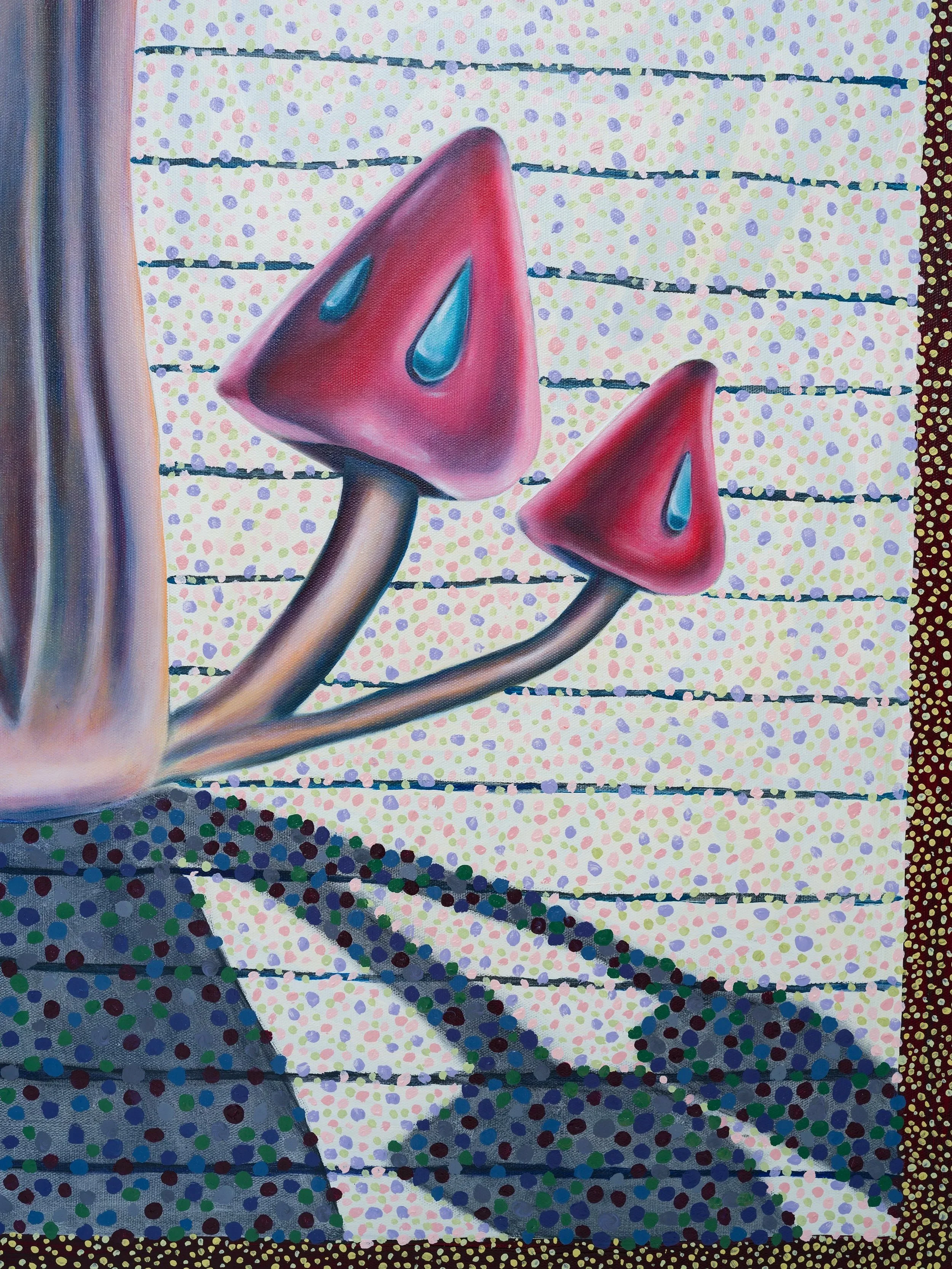 𝙏𝙖𝙠𝙚 𝙉𝙤𝙩𝙚𝙨 𝙖𝙣𝙙 𝙋𝙖𝙮 𝘼𝙩𝙩𝙚𝙣𝙩𝙞𝙤𝙣, 2025. Oil on Linen, 136 x 84 cm