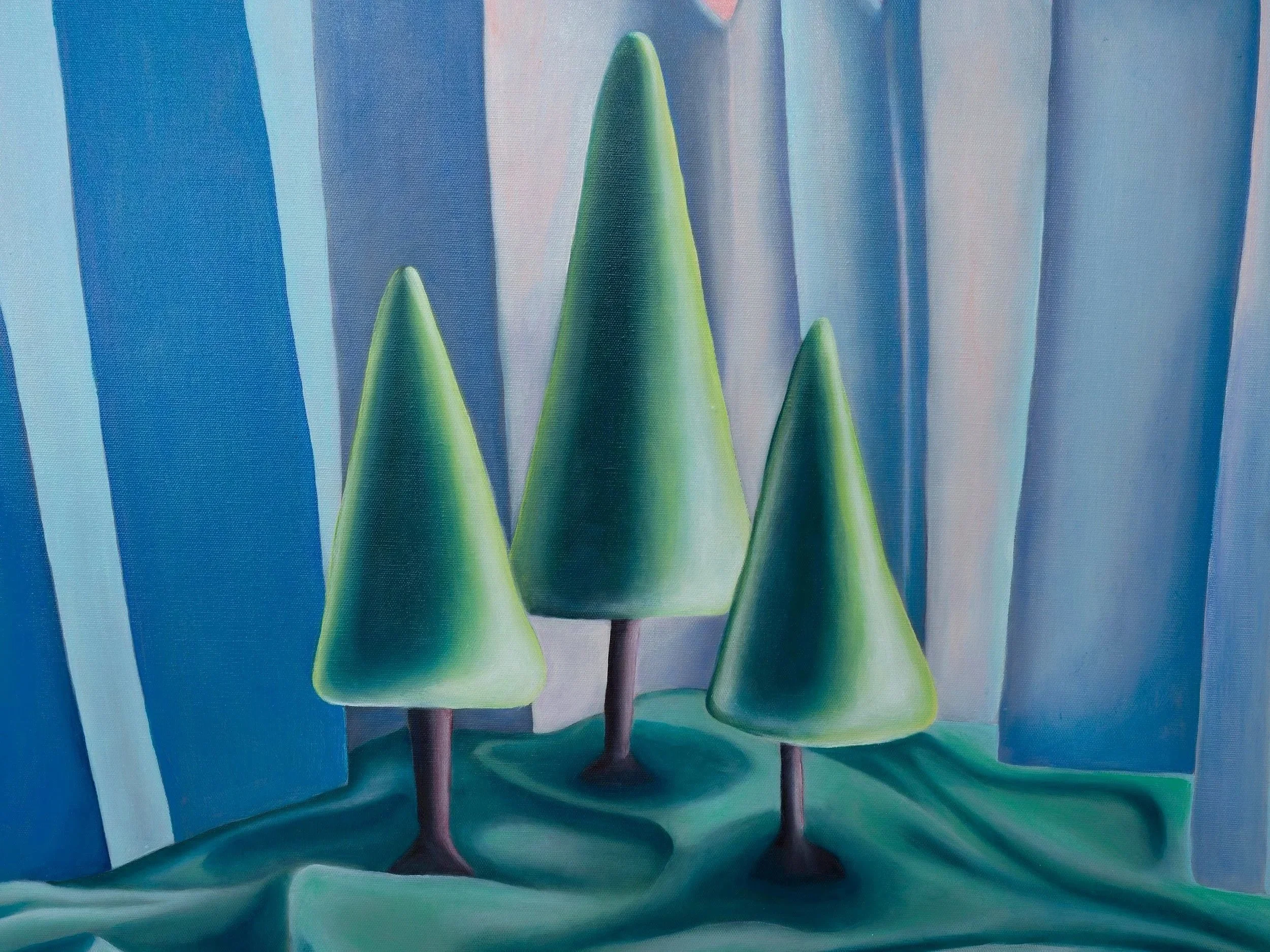 𝙀𝙣 𝘼𝙣𝙞𝙣𝙜 (𝘼 𝙝𝙞𝙣𝙩), 2026. Oil on Linen.100cm × 124cm 