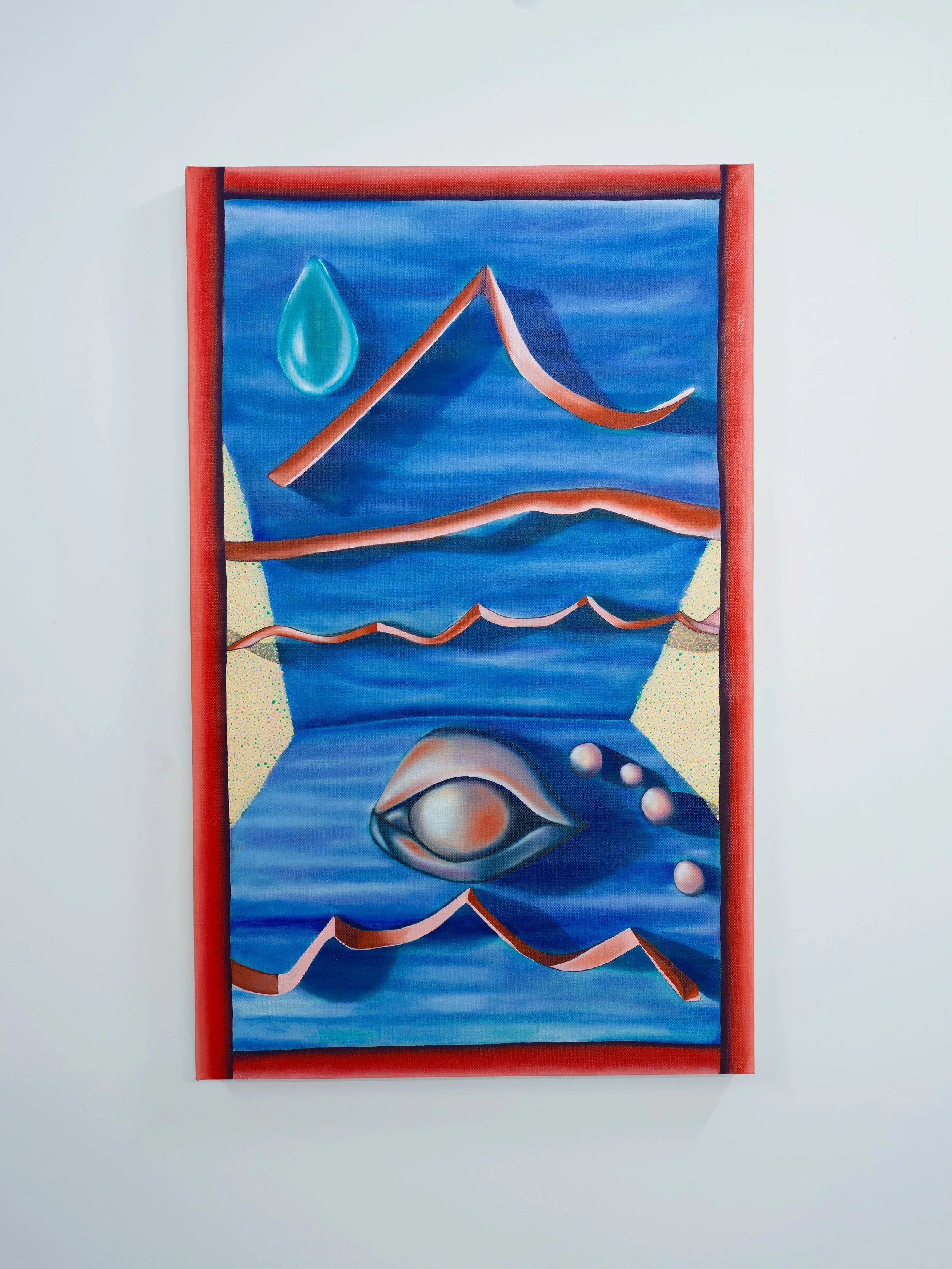 𝙎𝙟ö𝙗𝙤𝙩𝙩𝙚𝙣 (𝙇𝙖𝙠𝙚𝙗𝙚𝙙), 2026, Oil on Linen, 84cm × 52cm