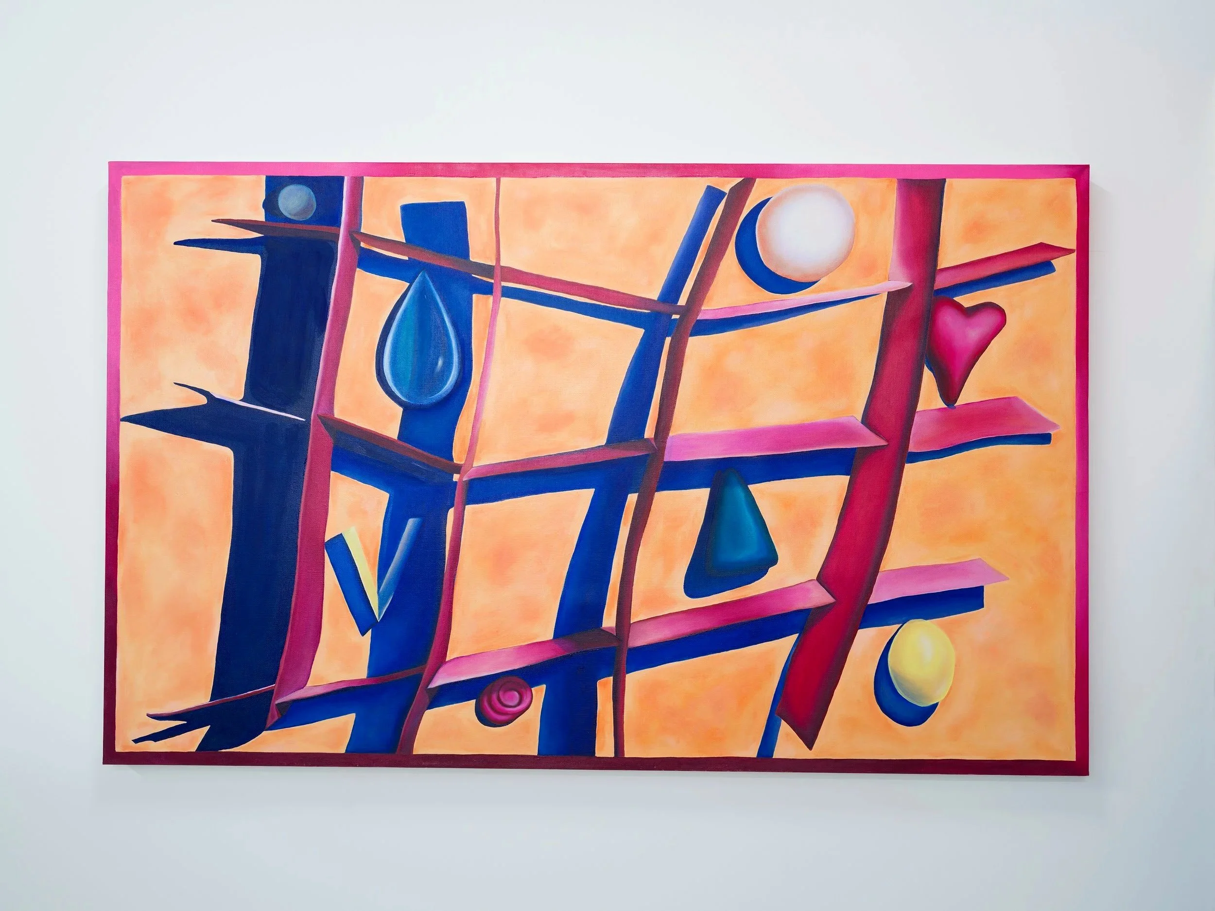 Residency Status, 2026, Oil on Linen, 84 × 136cm