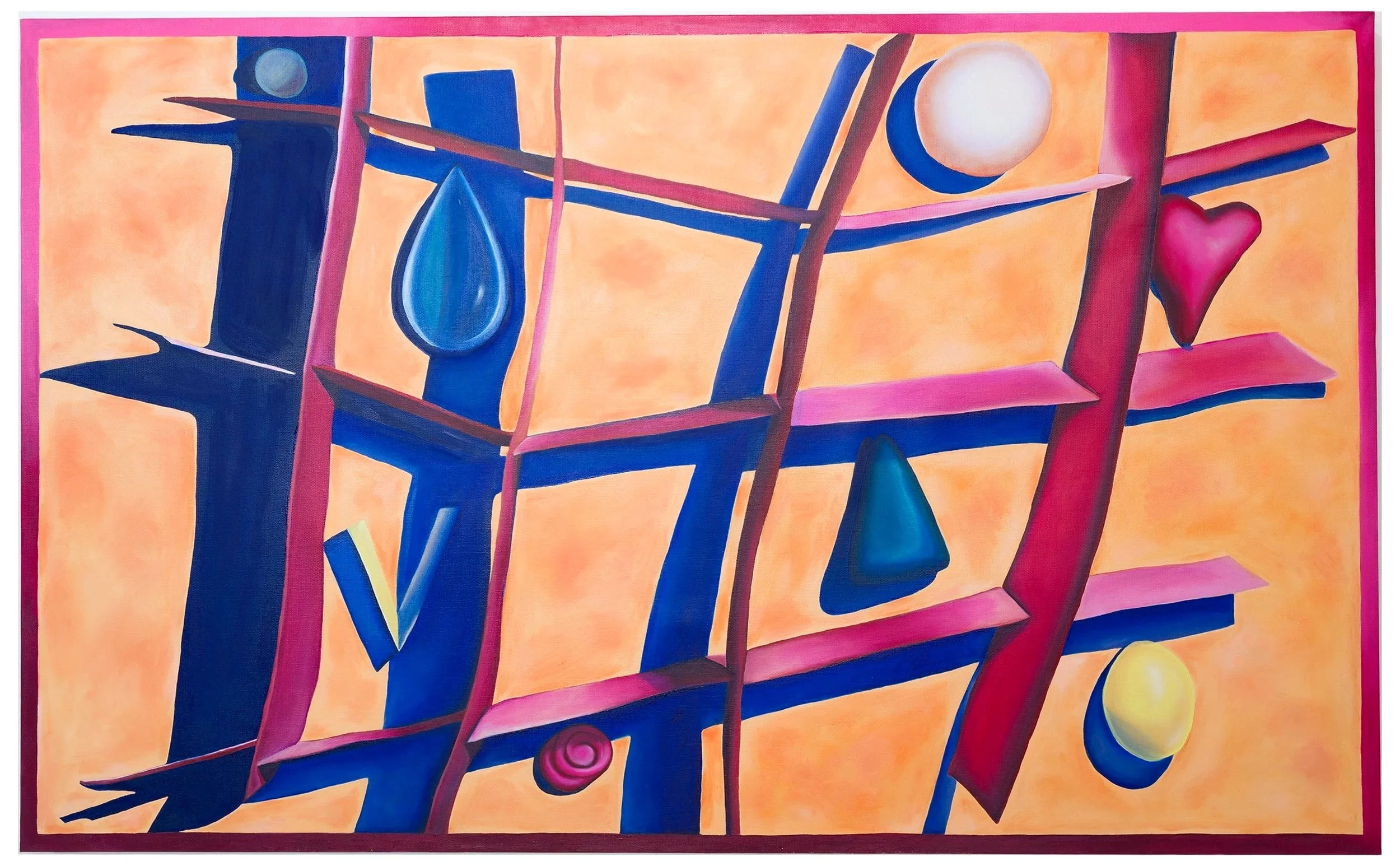 Residency Status, 2026, Oil on Linen, 84 × 136cm
