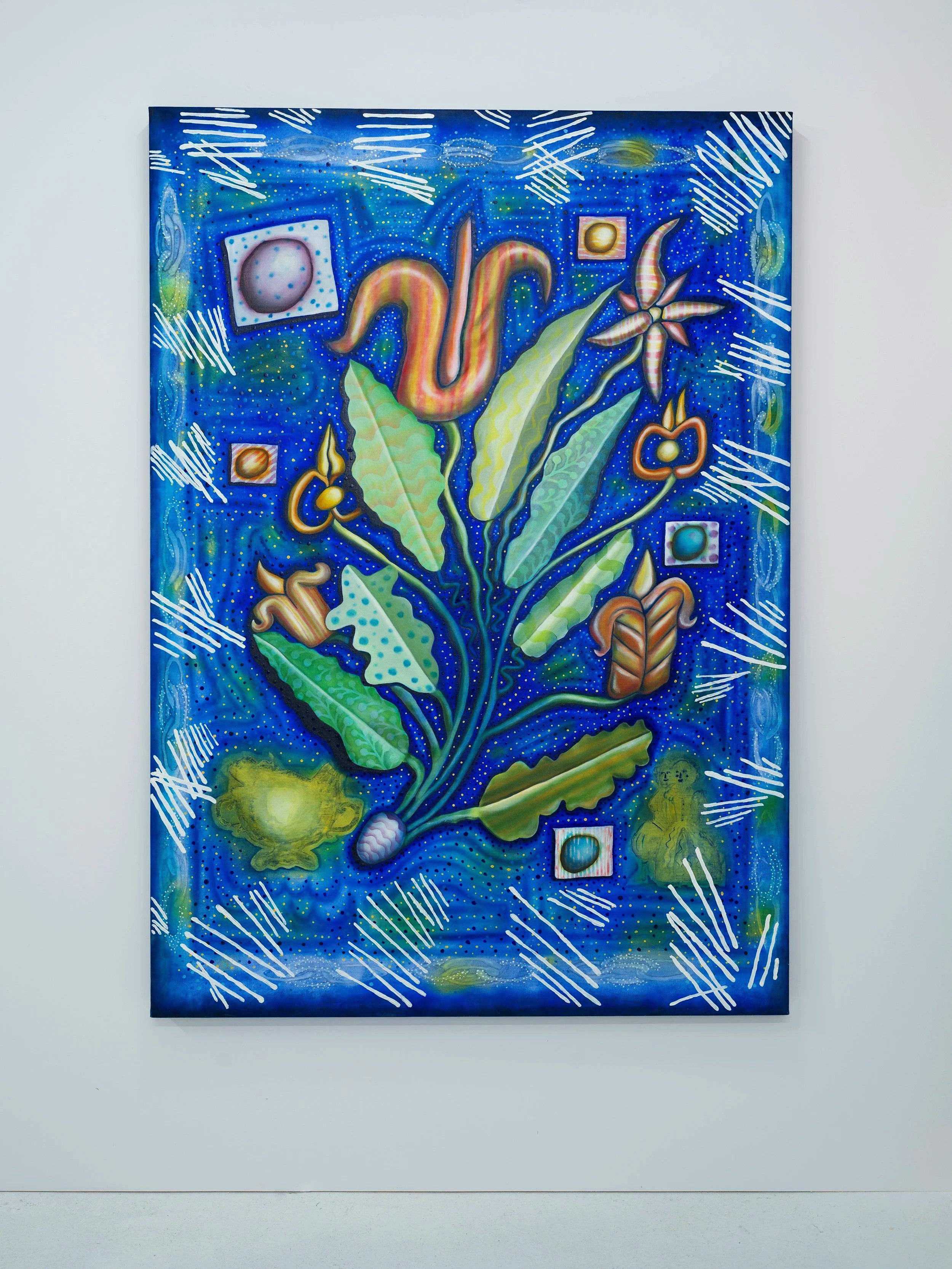 𝙋𝙡𝙖𝙣𝙩𝙤𝙡𝙤𝙜𝙮 𝙄, 2025, Oil on Linen, 136× 84 cm