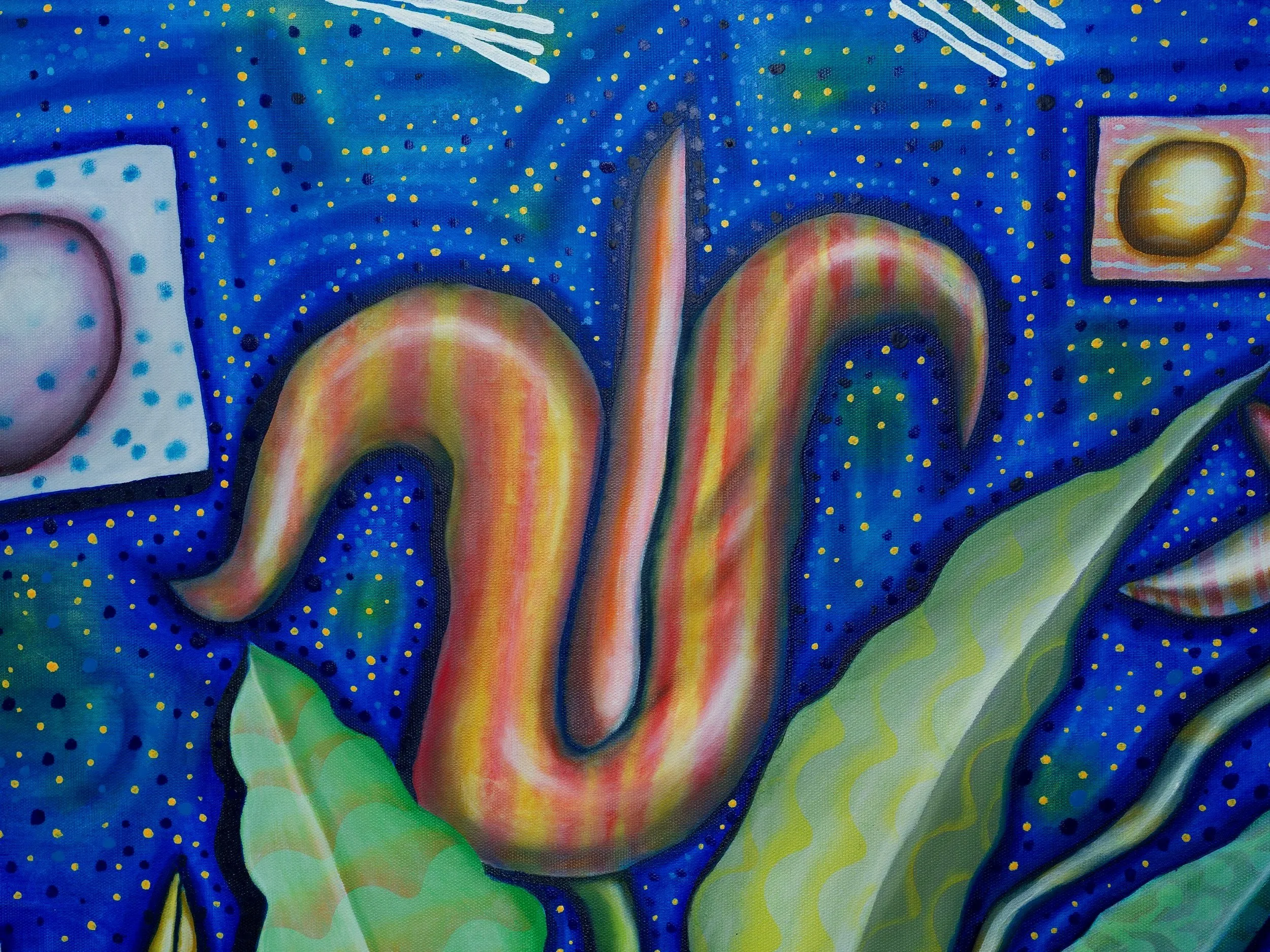 𝙋𝙡𝙖𝙣𝙩𝙤𝙡𝙤𝙜𝙮 𝙄, 2025, Oil on Linen, 136× 84 cm