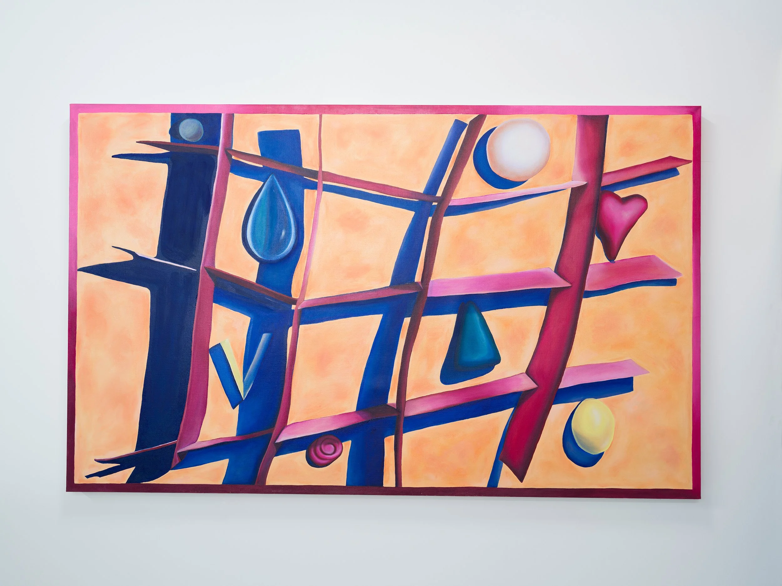 Residency Status, 2026, Oil on Linen, 84 × 136cm