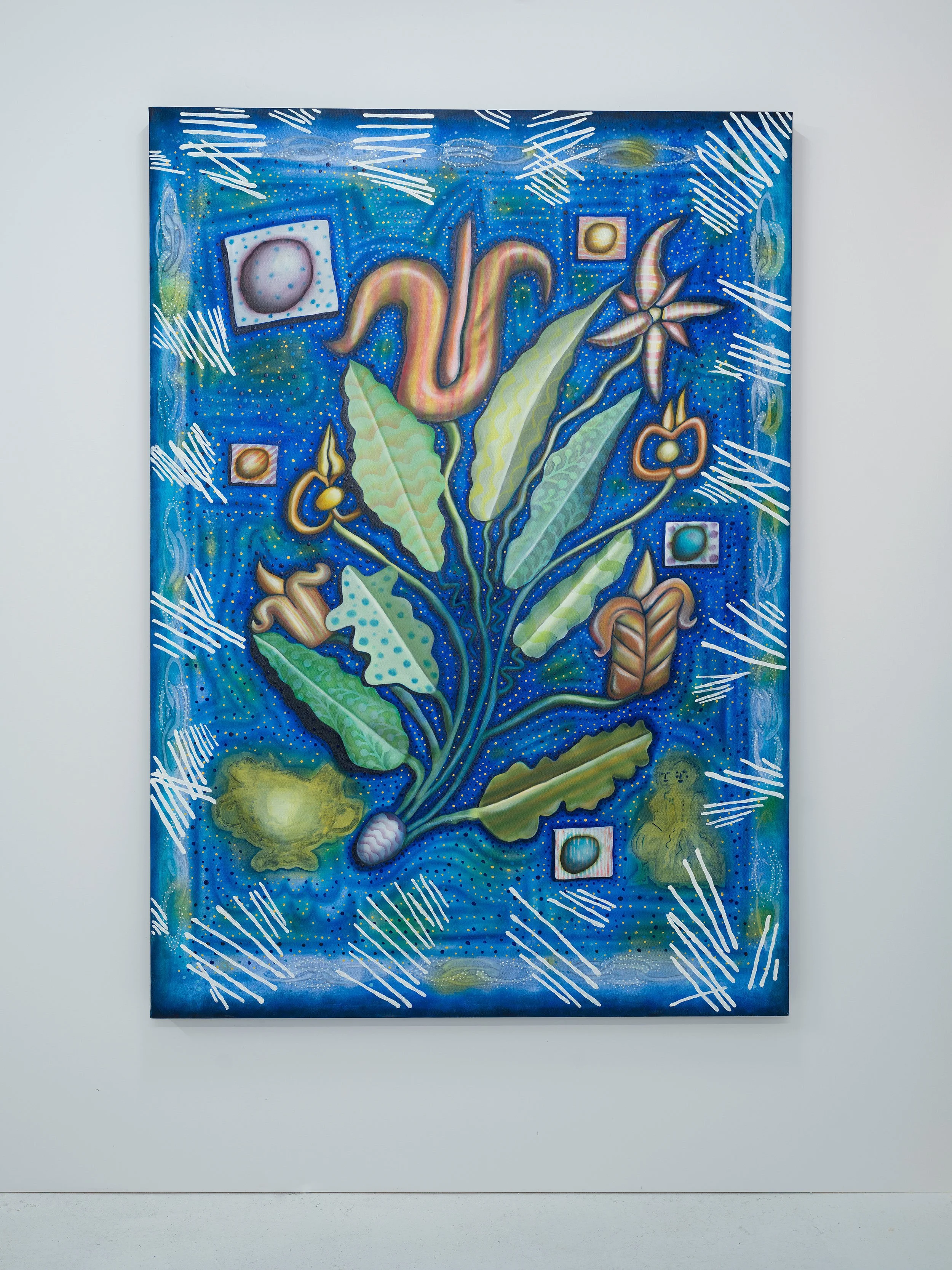 𝙋𝙡𝙖𝙣𝙩𝙤𝙡𝙤𝙜𝙮 𝙄, 2025, Oil on Linen, 136× 84 cm