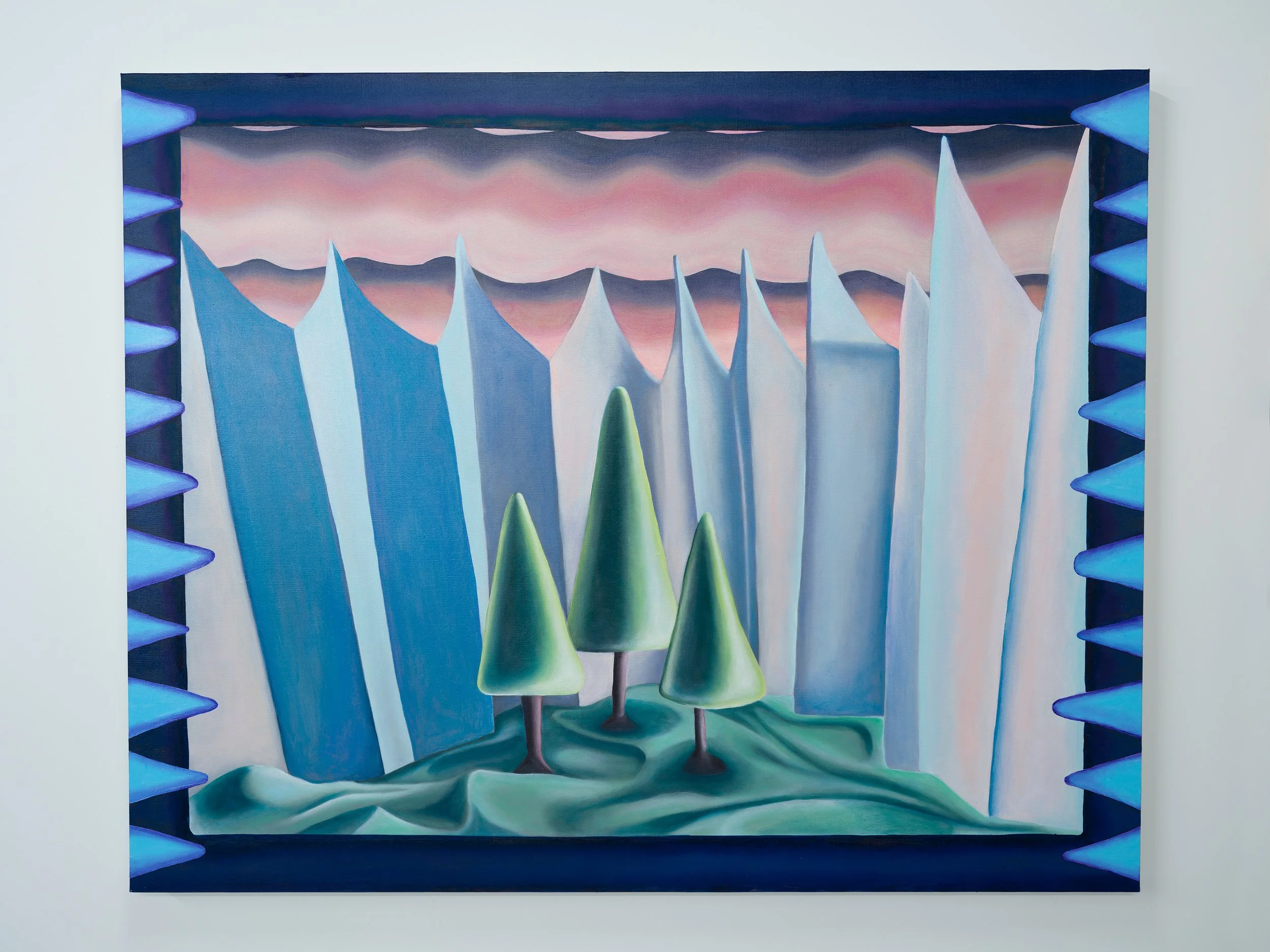 𝙀𝙣 𝘼𝙣𝙞𝙣𝙜 (𝘼 𝙝𝙞𝙣𝙩), 2026. Oil on Linen.100cm × 124cm 