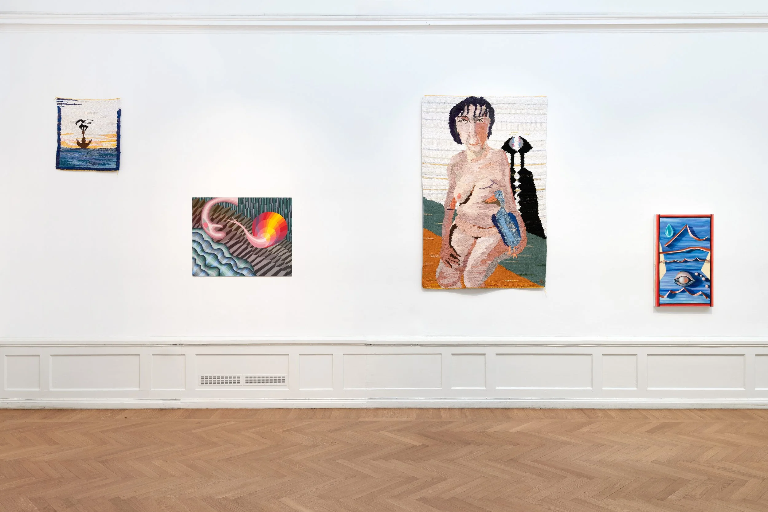 Installationsvyer ''Märklighet!''Konstnärshuset 2026 - Fotograf: Sissela Jensen