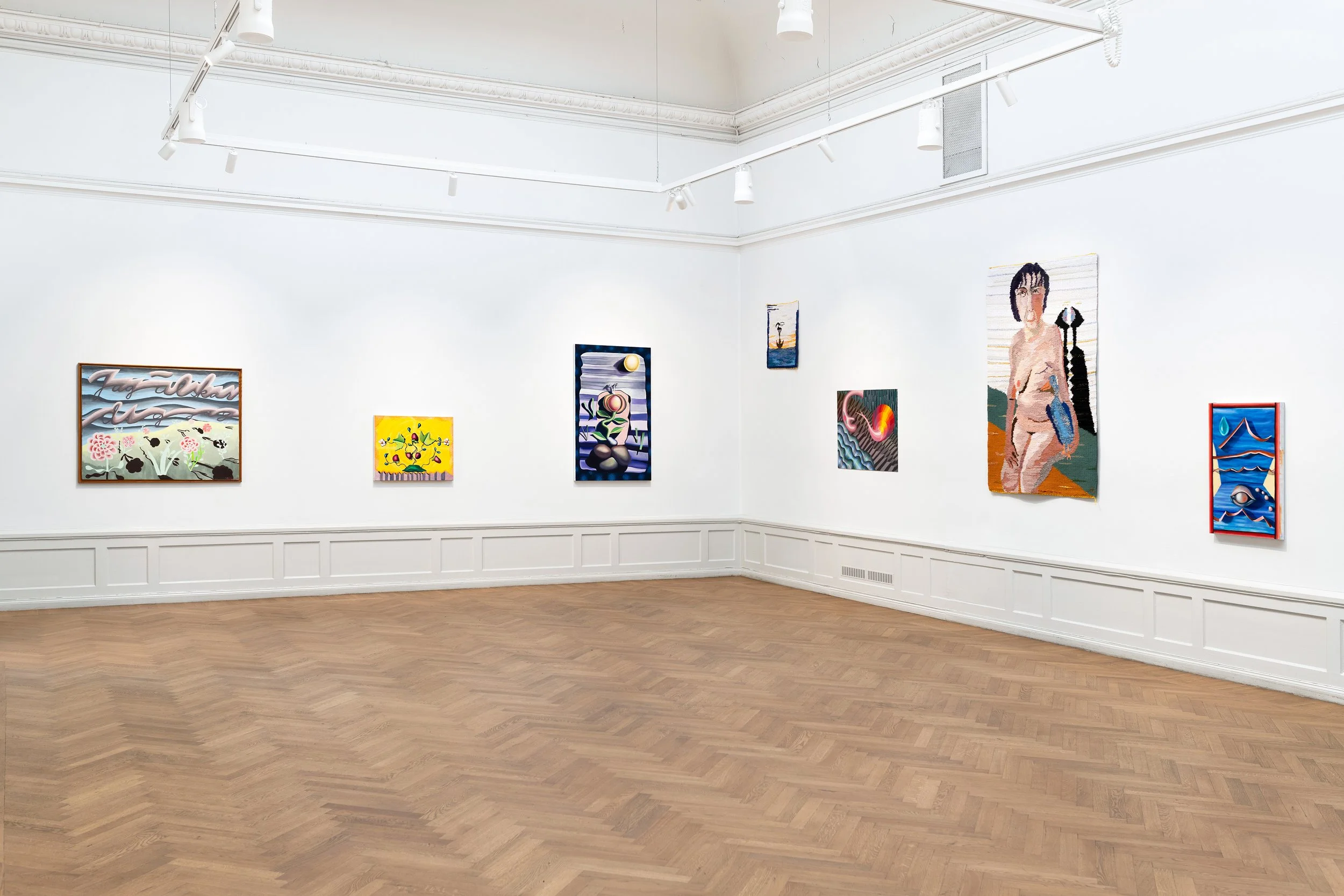 Installationsvyer ''Märklighet!''Konstnärshuset 2026 - Fotograf: Sissela Jensen