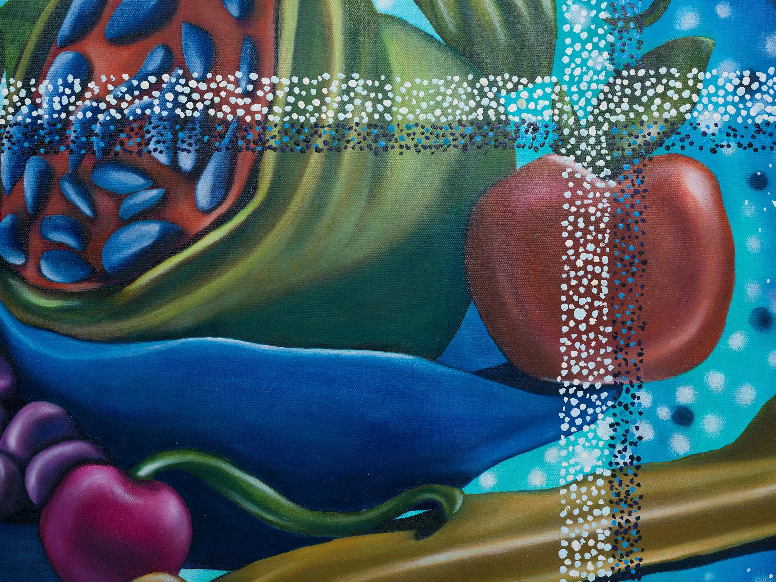 E𝙭 𝘾𝙪𝙧𝙘𝙪𝙧𝙗𝙞𝙩𝙖 (𝙁𝙧𝙪𝙞𝙩 𝘿𝙧𝙚𝙖𝙢), 2024, Oil on Linen, 73x91cm