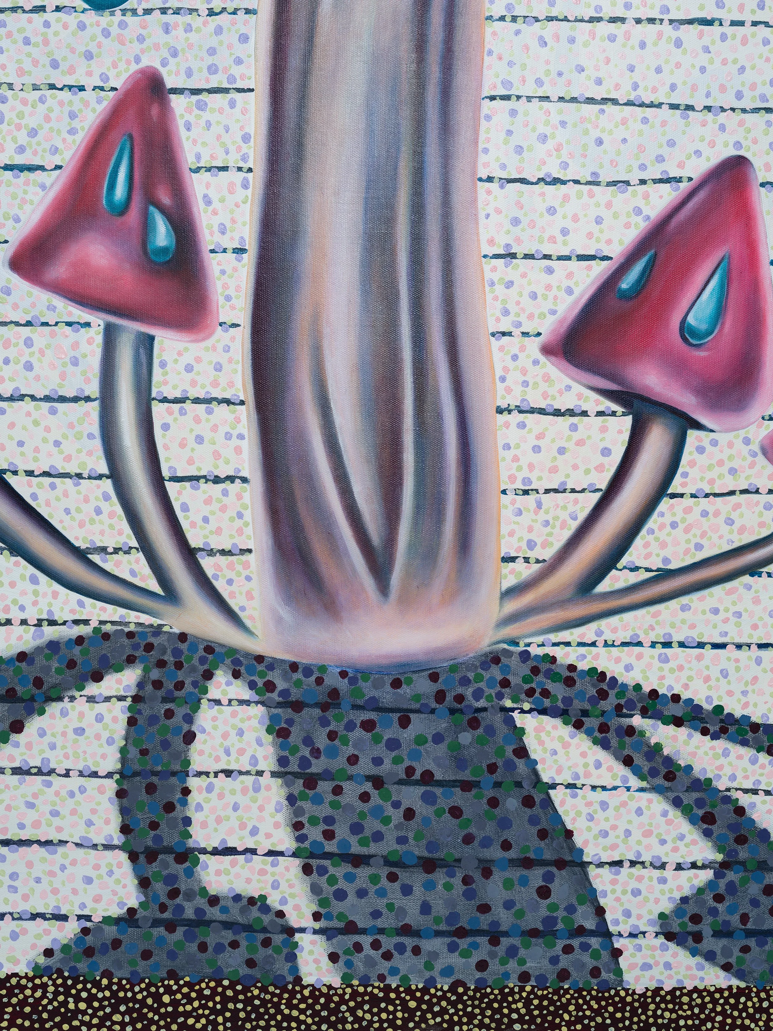 𝙏𝙖𝙠𝙚 𝙉𝙤𝙩𝙚𝙨 𝙖𝙣𝙙 𝙋𝙖𝙮 𝘼𝙩𝙩𝙚𝙣𝙩𝙞𝙤𝙣, 2025. Oil on Linen, 136 x 84 cm