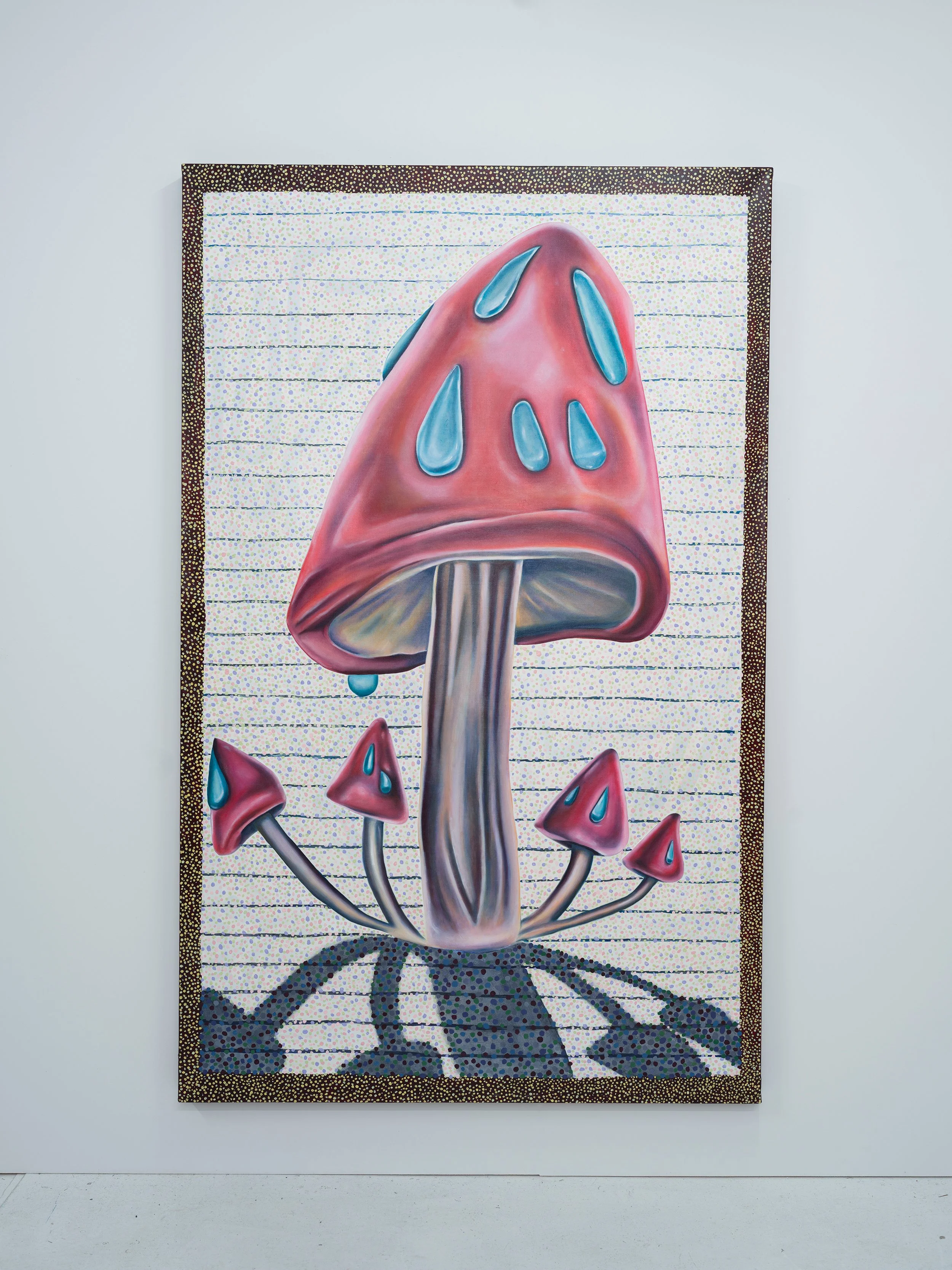 𝙏𝙖𝙠𝙚 𝙉𝙤𝙩𝙚𝙨 𝙖𝙣𝙙 𝙋𝙖𝙮 𝘼𝙩𝙩𝙚𝙣𝙩𝙞𝙤𝙣, 2025. Oil on Linen, 136 x 84 cm