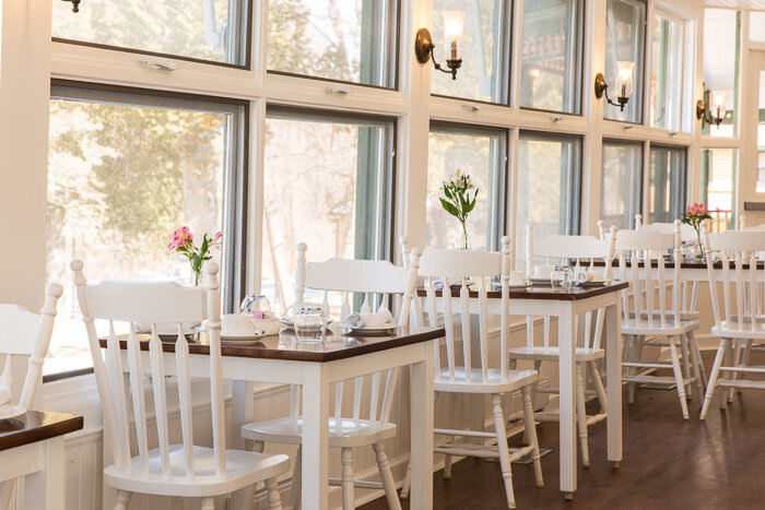 professional photo of the main dining room at the opinicon resort