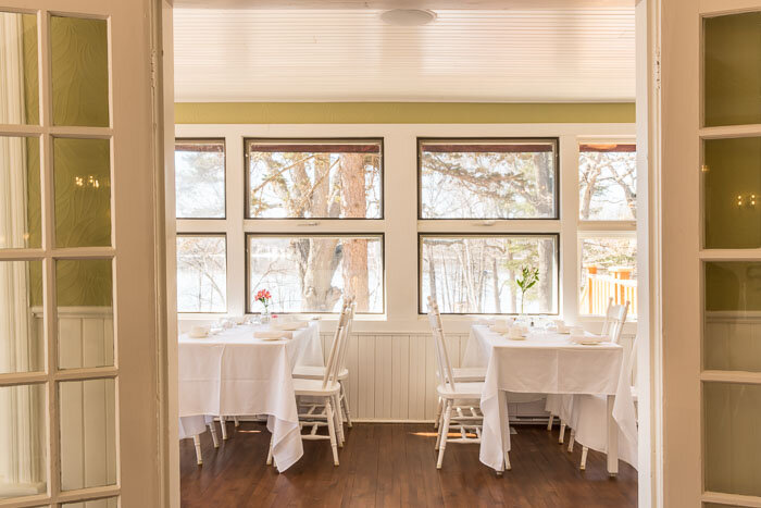 professional photo of the main dining room at the opinicon resort