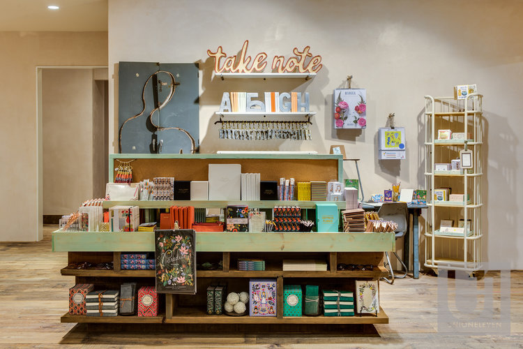 commercial photograph of the interior of the Rideau centre Anthropologie store