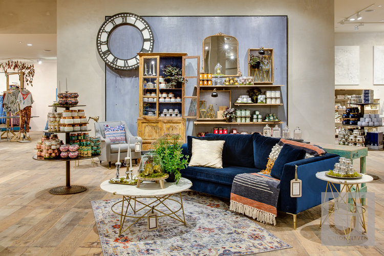 commercial photograph of the interior of the Rideau centre Anthropologie store