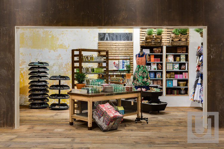 commercial photograph of the interior of the Rideau centre Anthropologie store