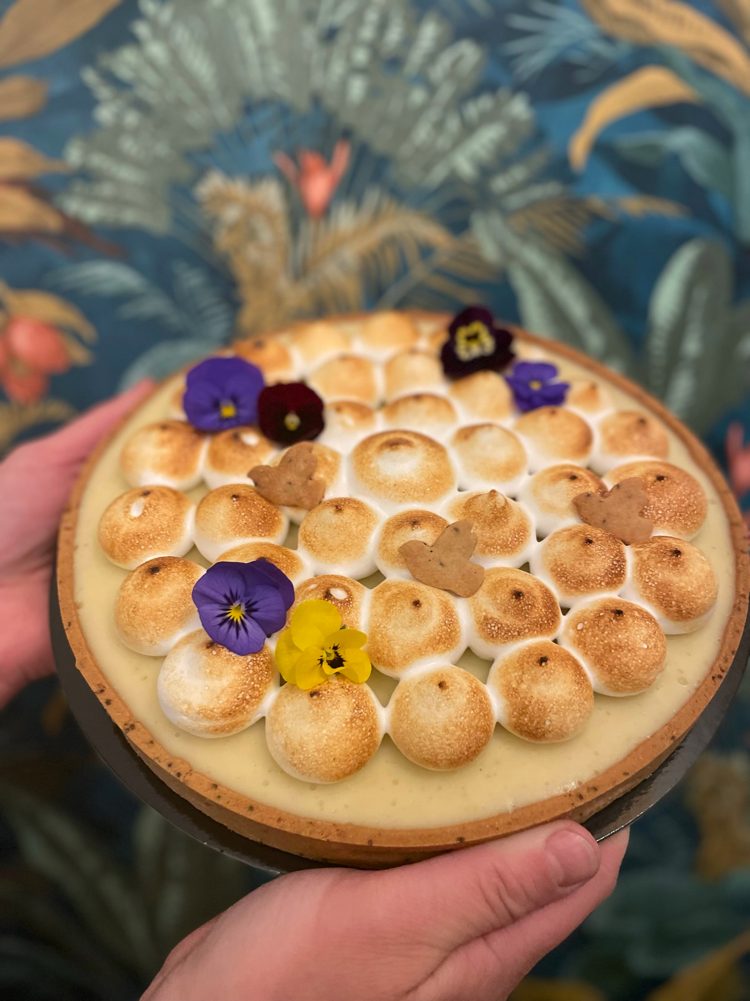 Tarte aux deux citrons meringuée 6/8 parts