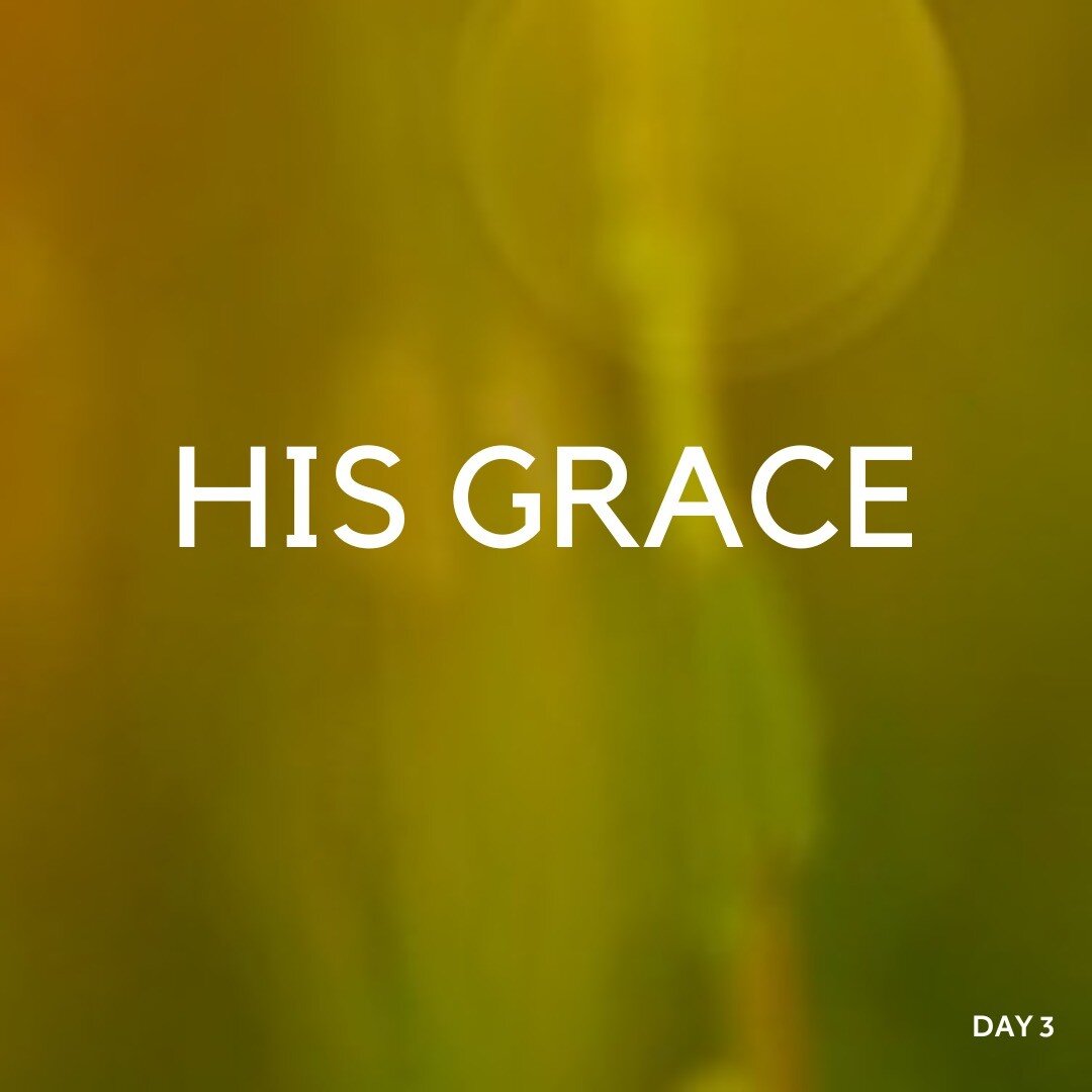 Day 3 - Today we are looking at Isaiah 45 and God's grace. To see the daily devotional visit our website. Link is in bio