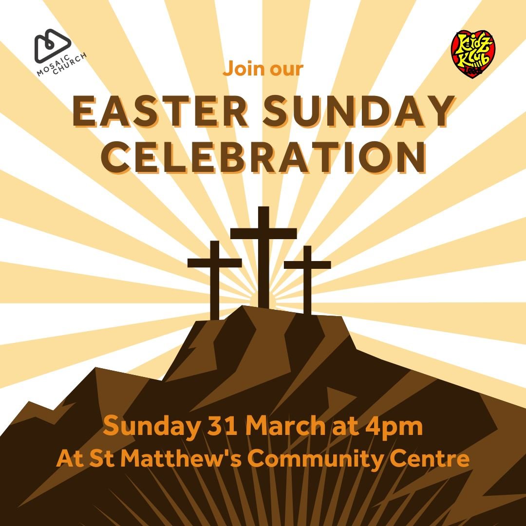 Join us this Sunday at 4pm for messy church, craft activities and fun as we hear the Easter story!
