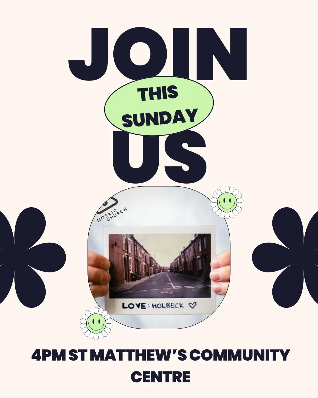 We are meeting together this coming Sunday 5th October, 4pm at St Matthew's Community Centre.  Come along for free refreshments, a short talk and time to pray and catch up.  All are welcome!