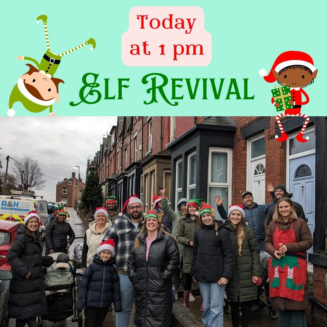 Elf Revival is here!
Are you ready to spread the Christmas joy and prayers today?
Come join us for a jolly time together. See you at 1!