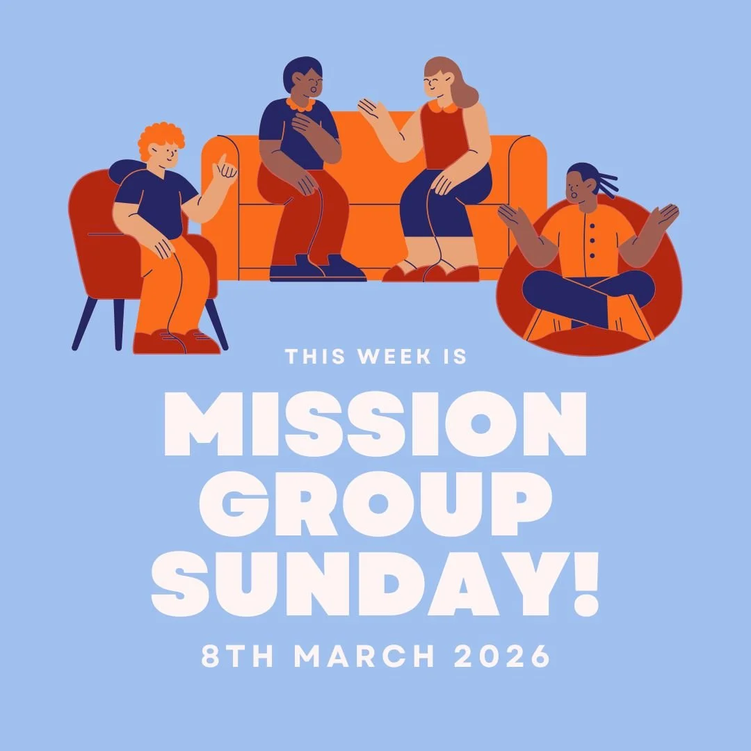This Sunday 8th March, our Mission Groups are meeting up.  Come and join us as we explore stories from the bible and spend some time catching up.  Everyone is welcome!
