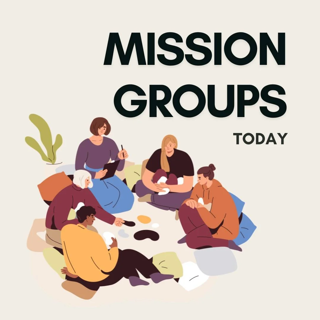 We look forward to meeting you at the Mission Groups today!
Think about who you could bring along for a time of prayer and worship!
See you there!