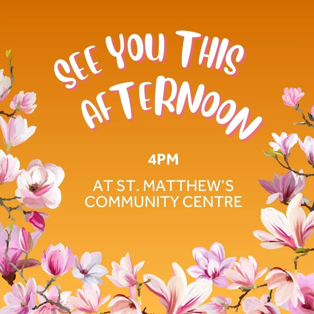 We believe when we meet in the name of Jesus, He is present with us!
Come and join us to enjoy His presence with us as we meet together this afternoon at 4pm.
All are welcome!