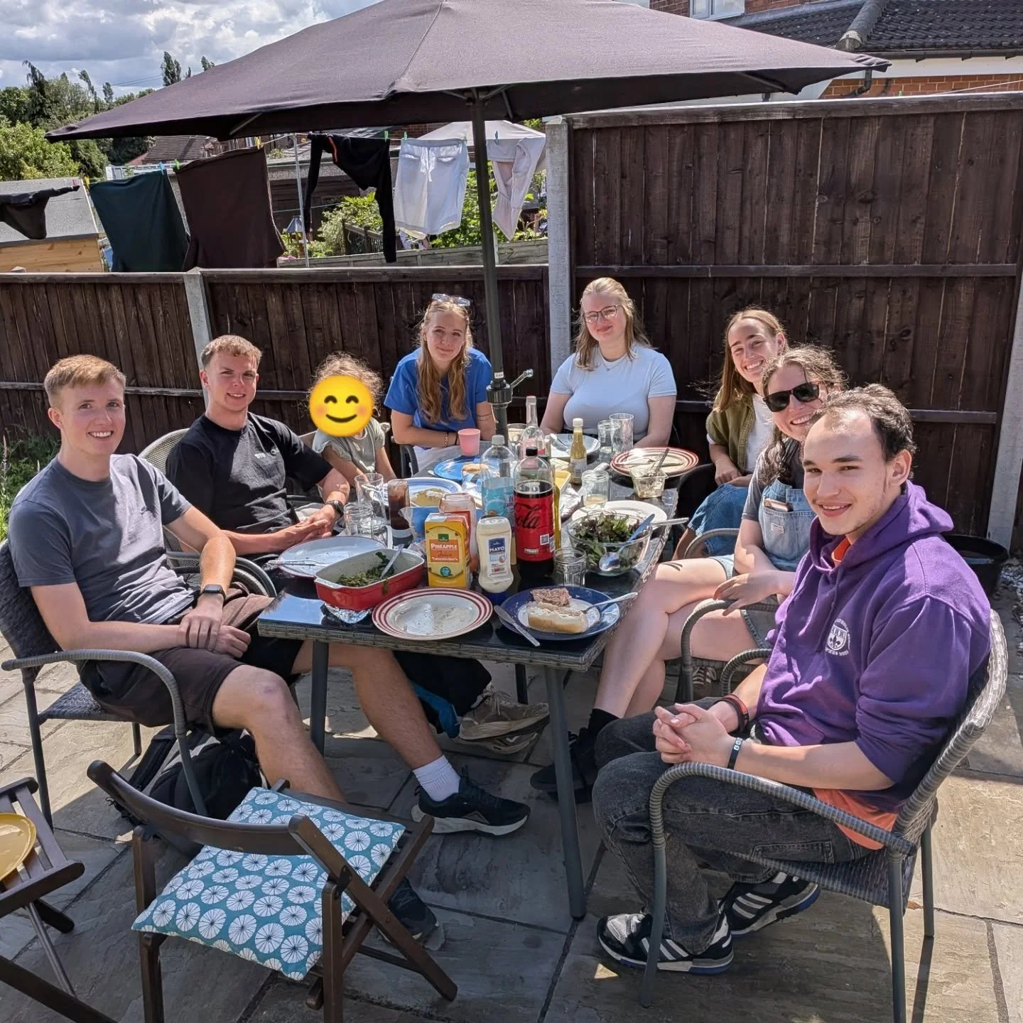 Student BBQ 🔥☀️😎
We have a great bunch of students. Food, sun, laughter! 
#church 
#students 
#community
