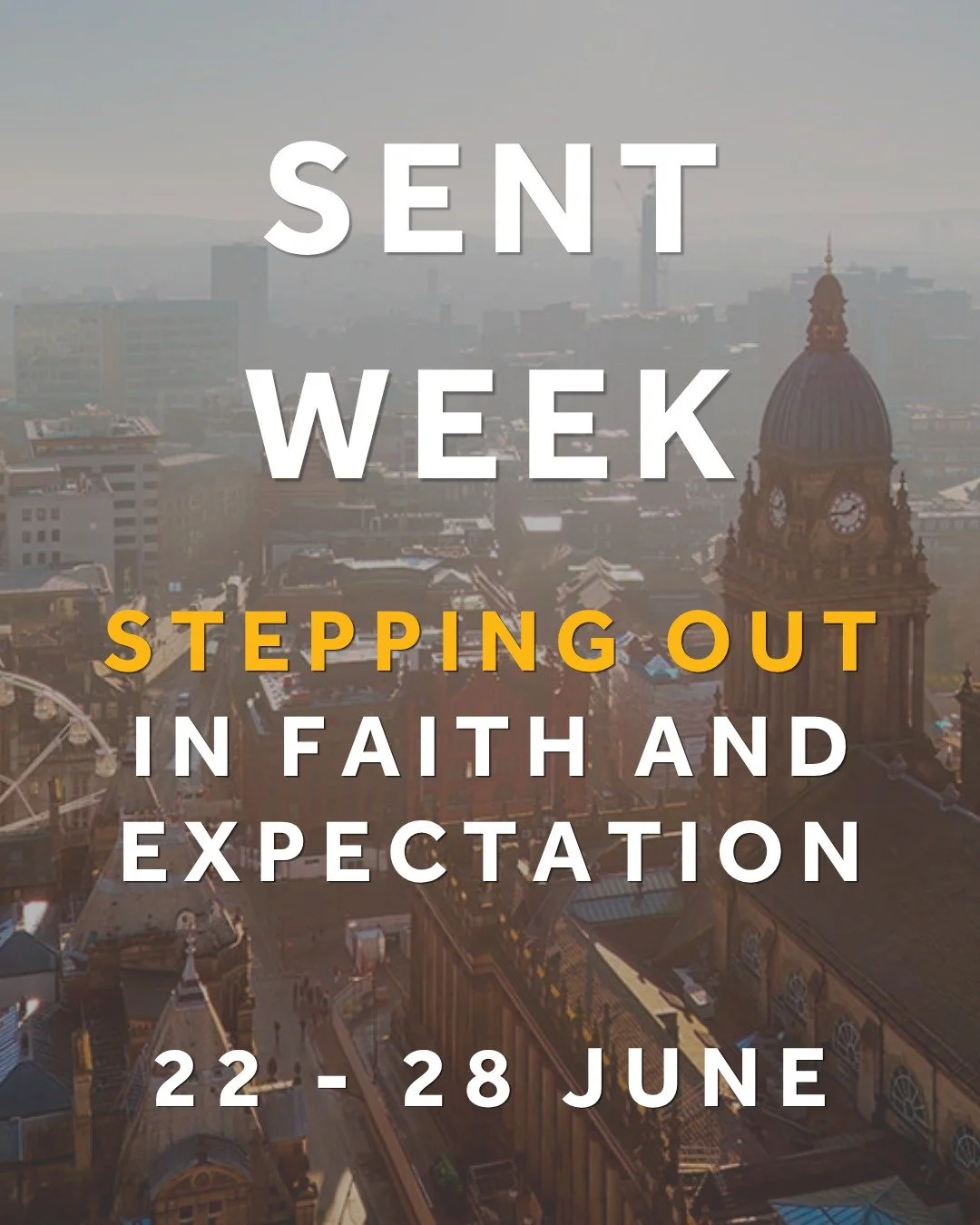 SENT WEEK 

We are so excited to be heading into our sent week for 2026! 

&ldquo;As you sent me into the world, I have sent them into the world&rdquo; John 17:18 

We have loads of things coming up, including: 

👉️ Daily encouragements starting thi